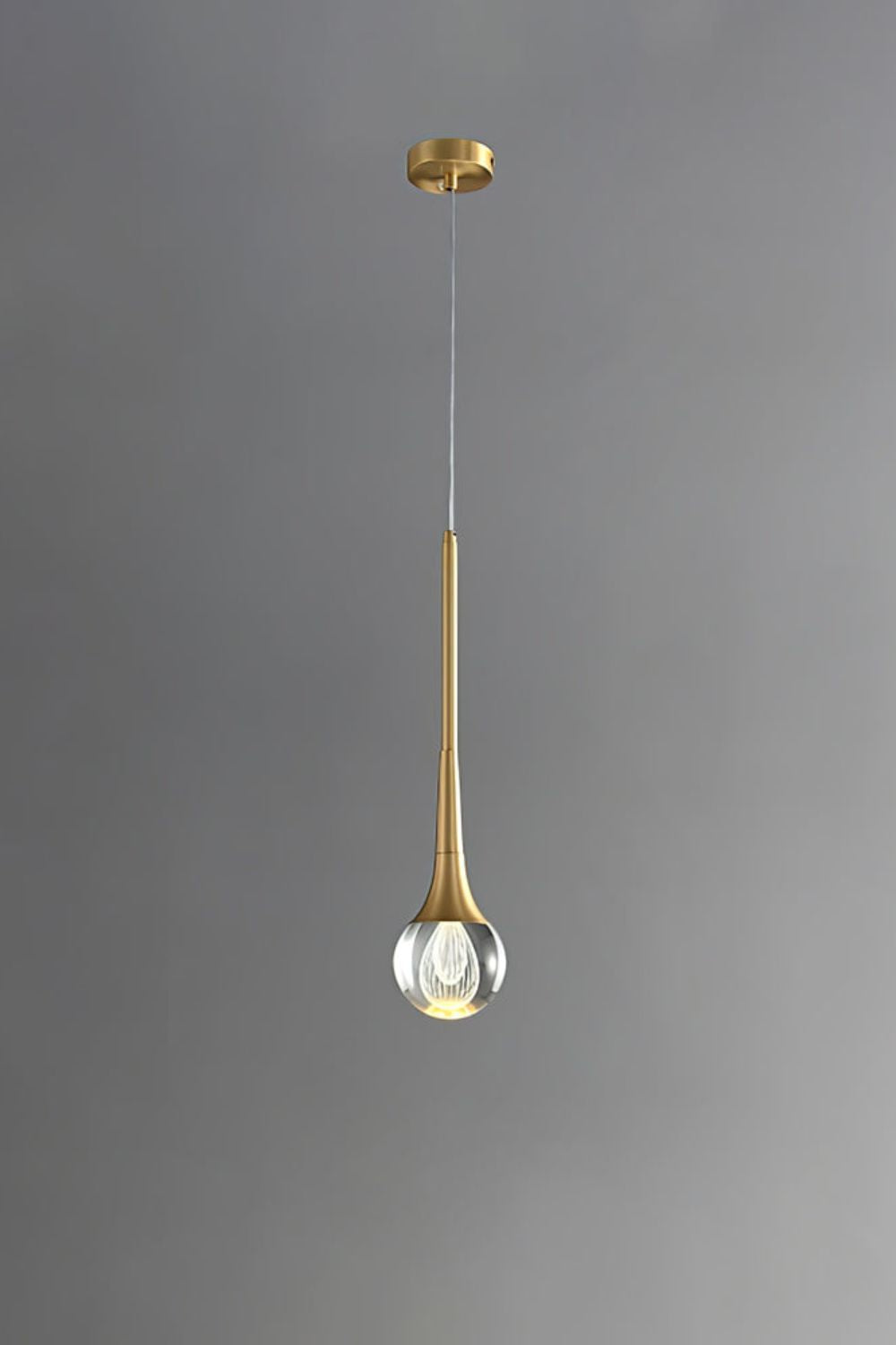 Teardrop Crystal Pendant Light - SamuLighting