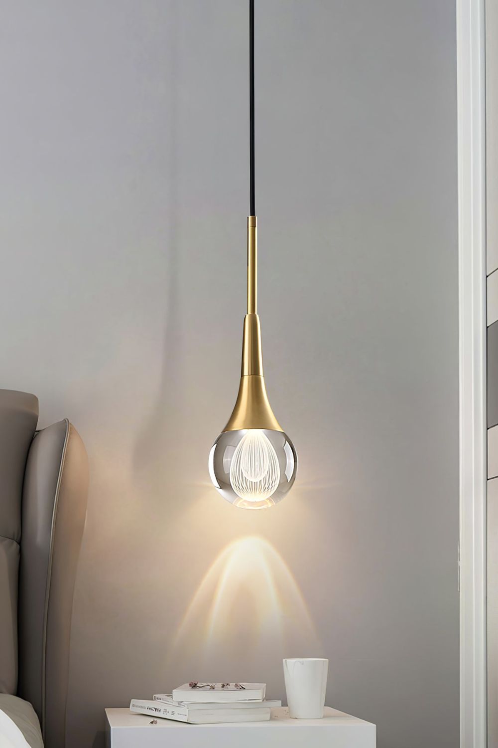 Teardrop Crystal Pendant Light - SamuLighting