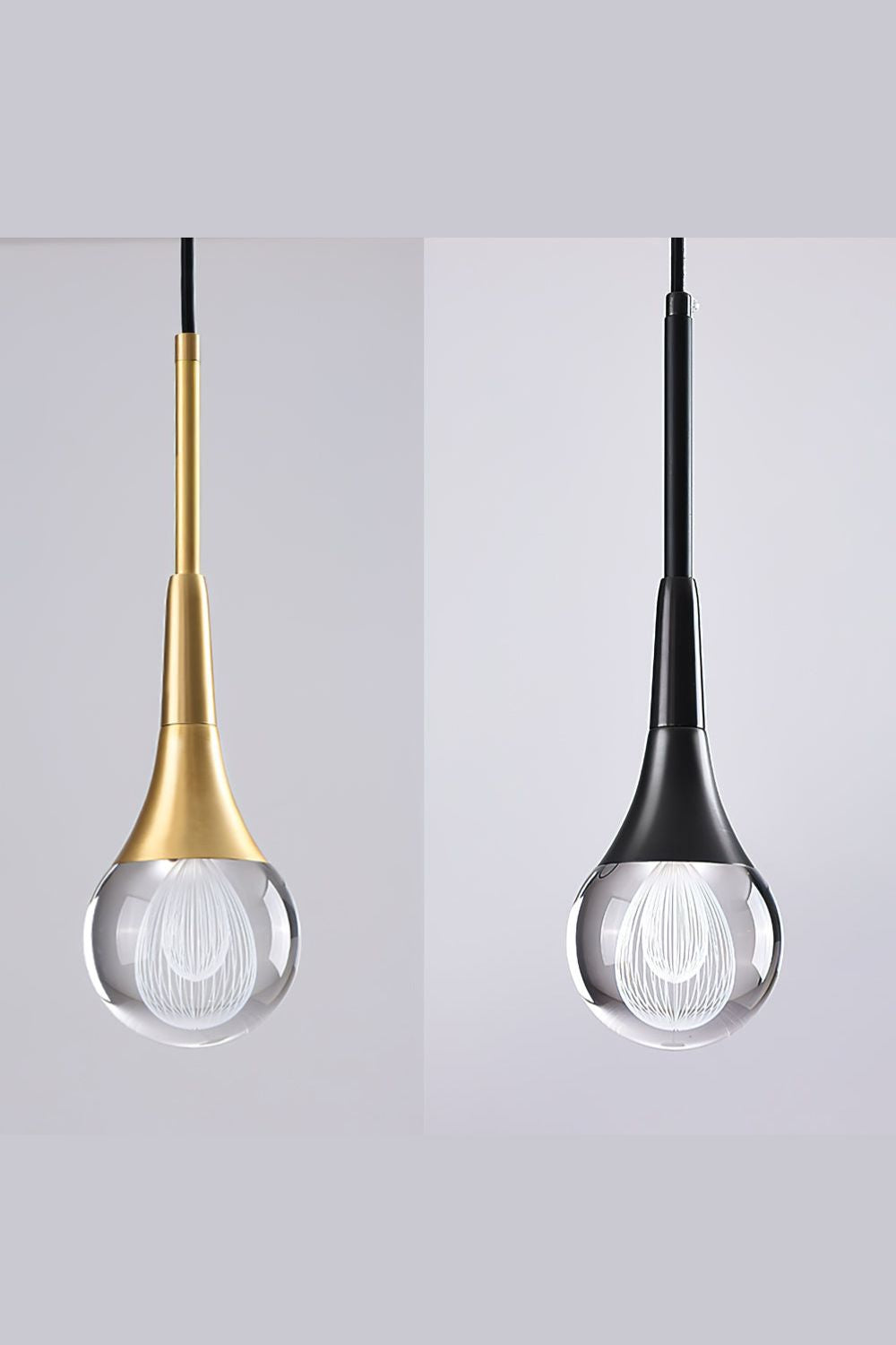 Teardrop Crystal Pendant Light - SamuLighting