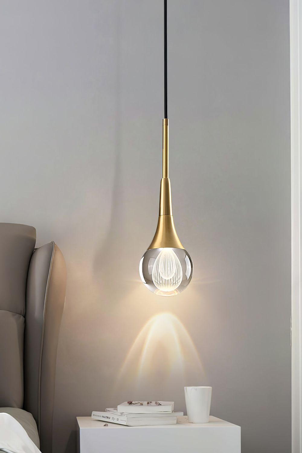 Teardrop Crystal Pendant Light - SamuLighting