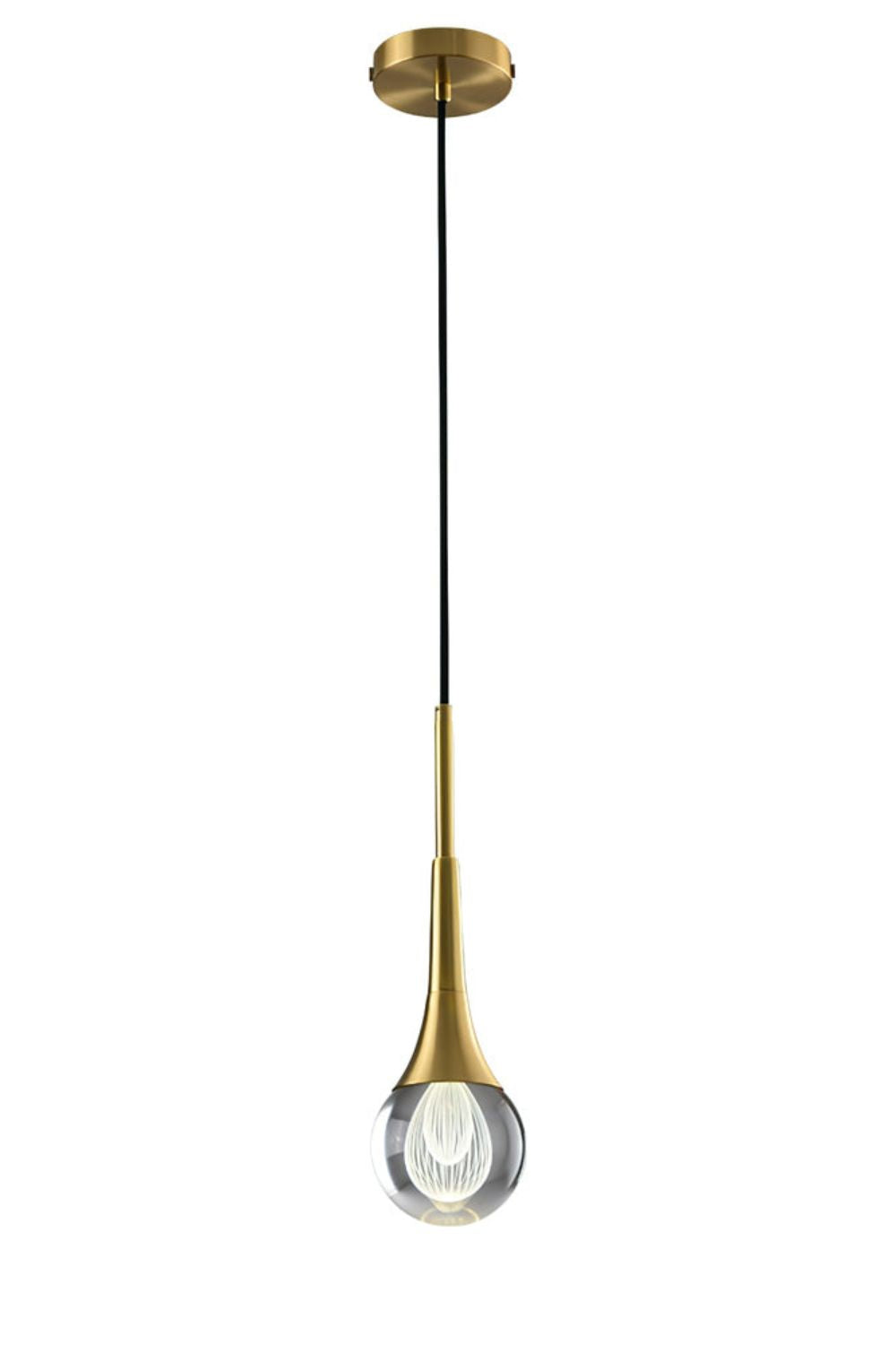 Teardrop Crystal Pendant Light - SamuLighting