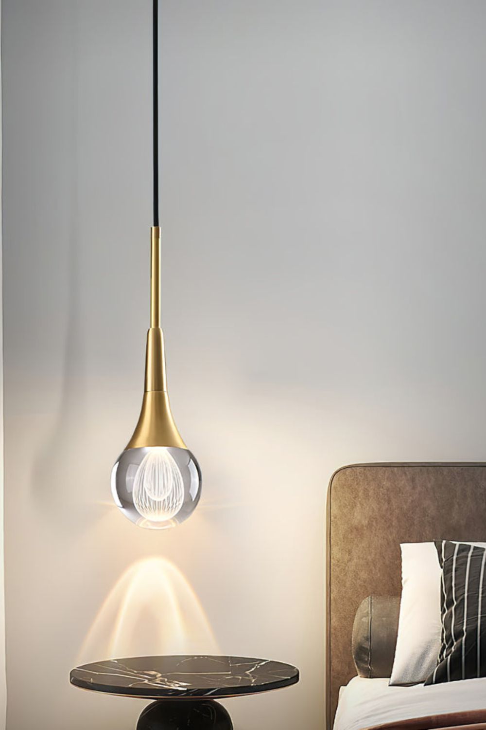 Teardrop Crystal Pendant Light - SamuLighting