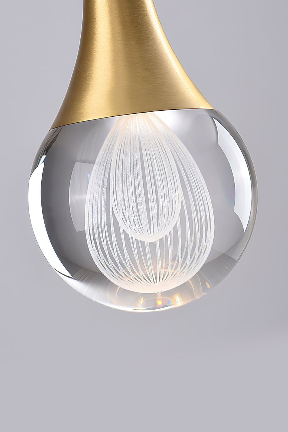 Teardrop Crystal Pendant Light - SamuLighting