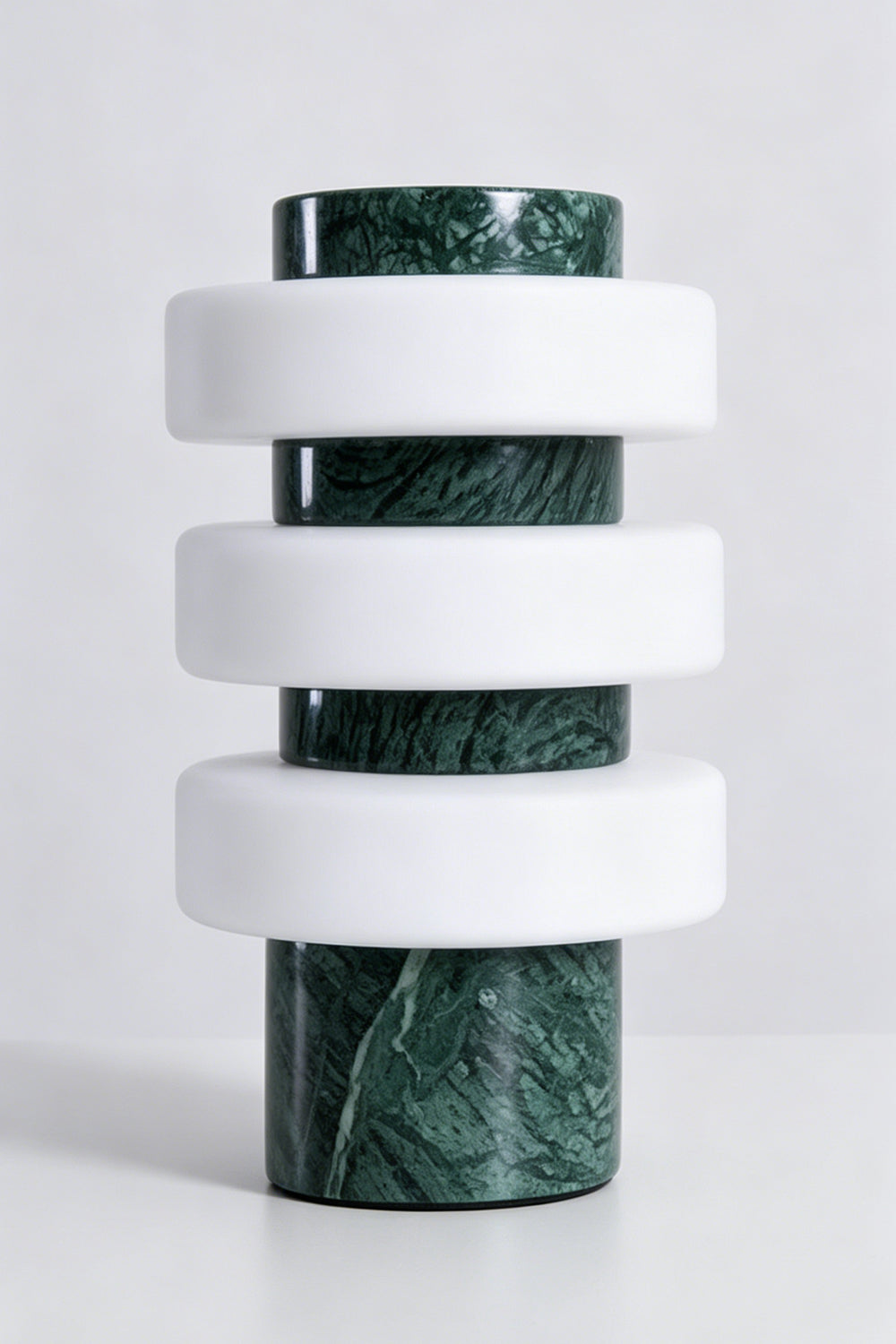 The Strata Stone Pillar Table Lamp | detail | Samu Lamp