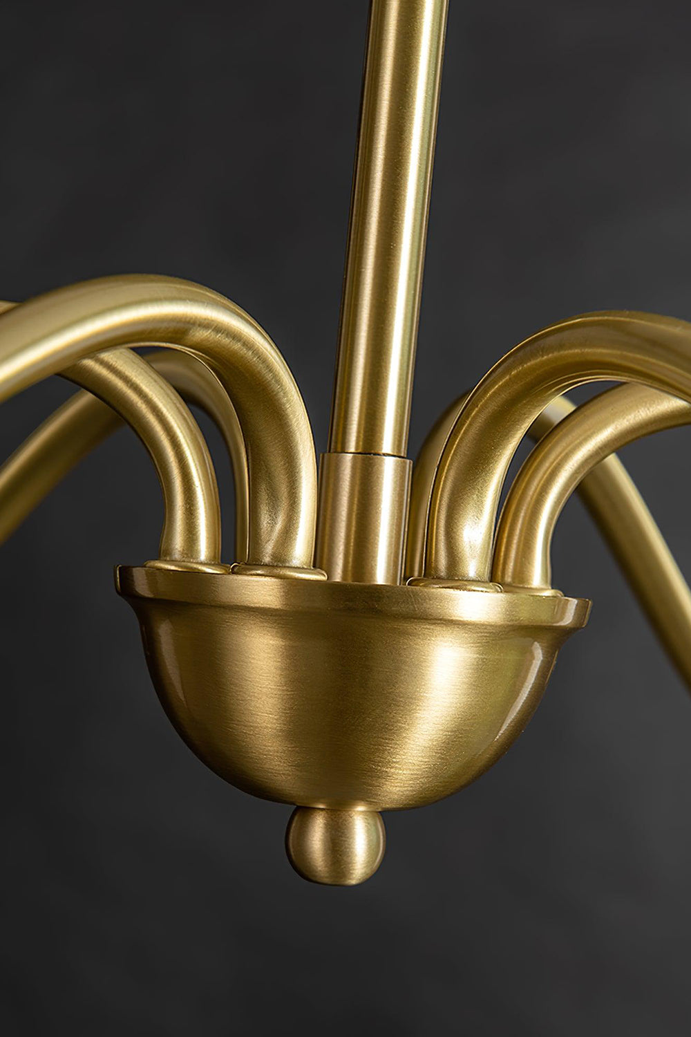 Timeless Gold Candle Chandelier