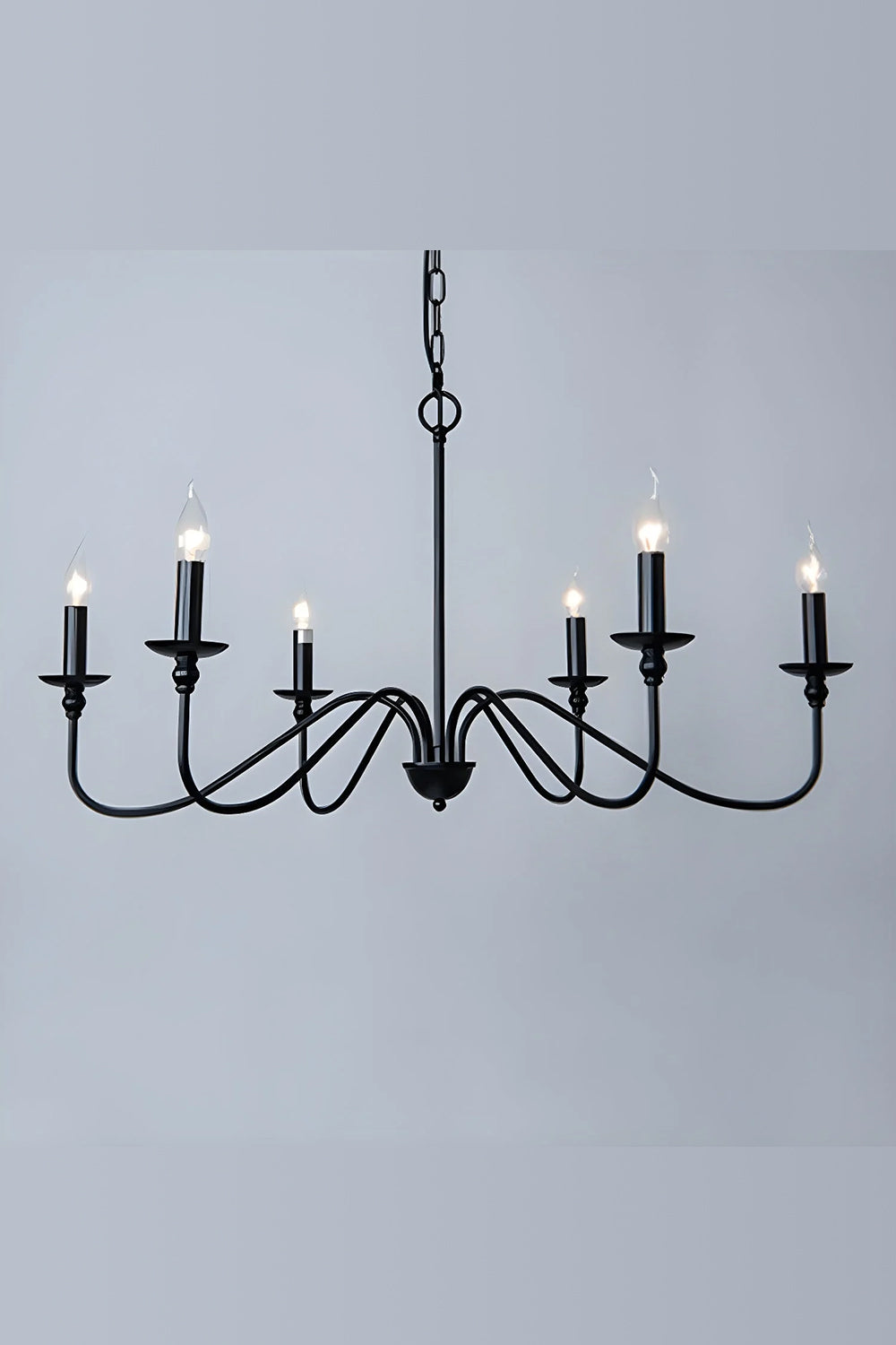 Timeless Gold Candle Chandelier