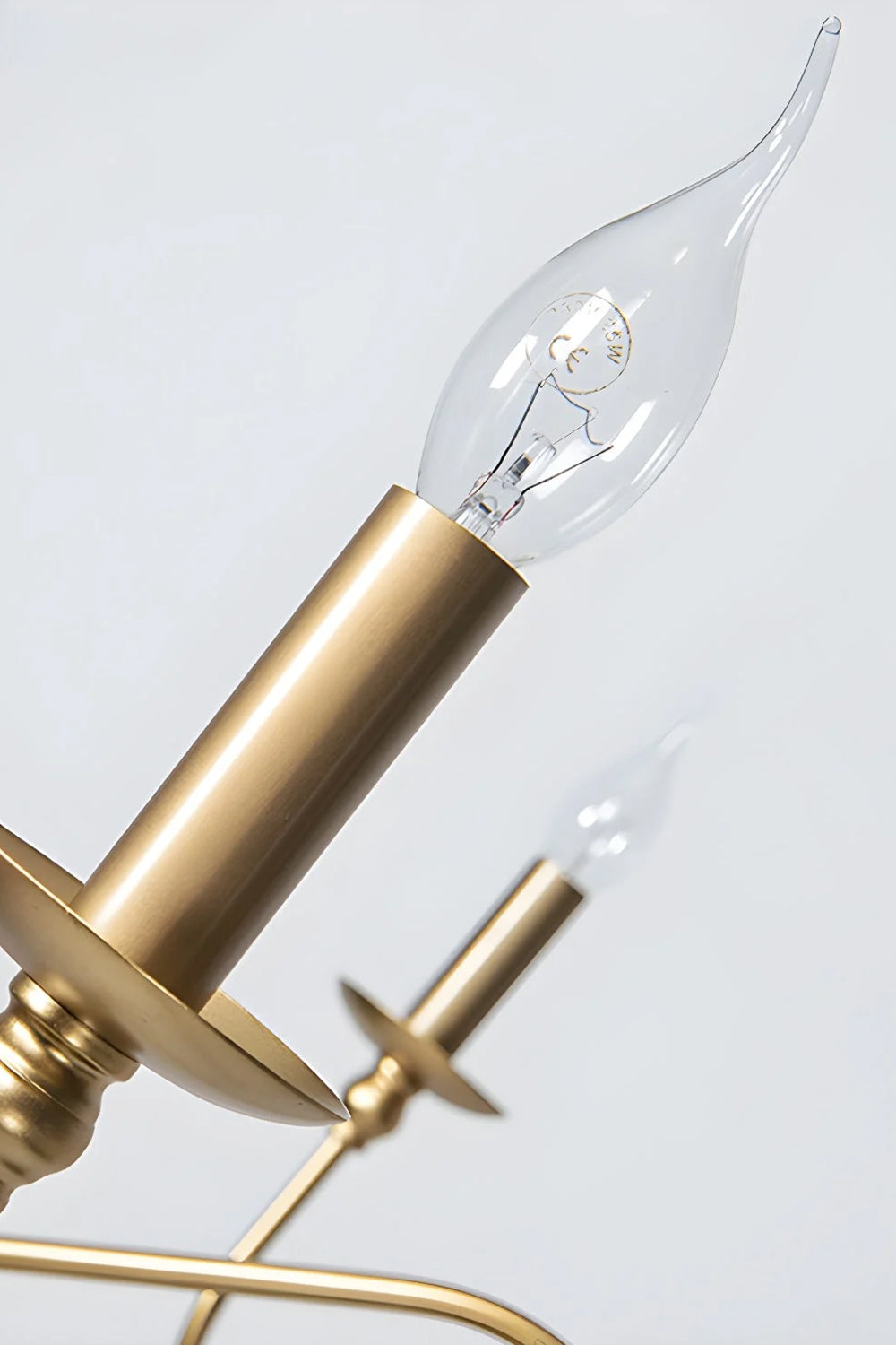 Timeless Gold Candle Chandelier