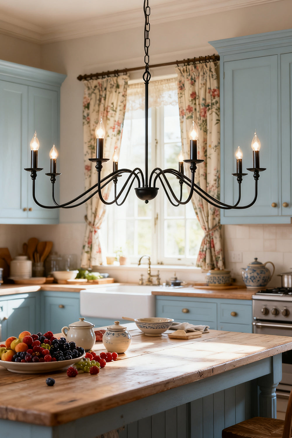 Timeless Gold Candle Chandelier