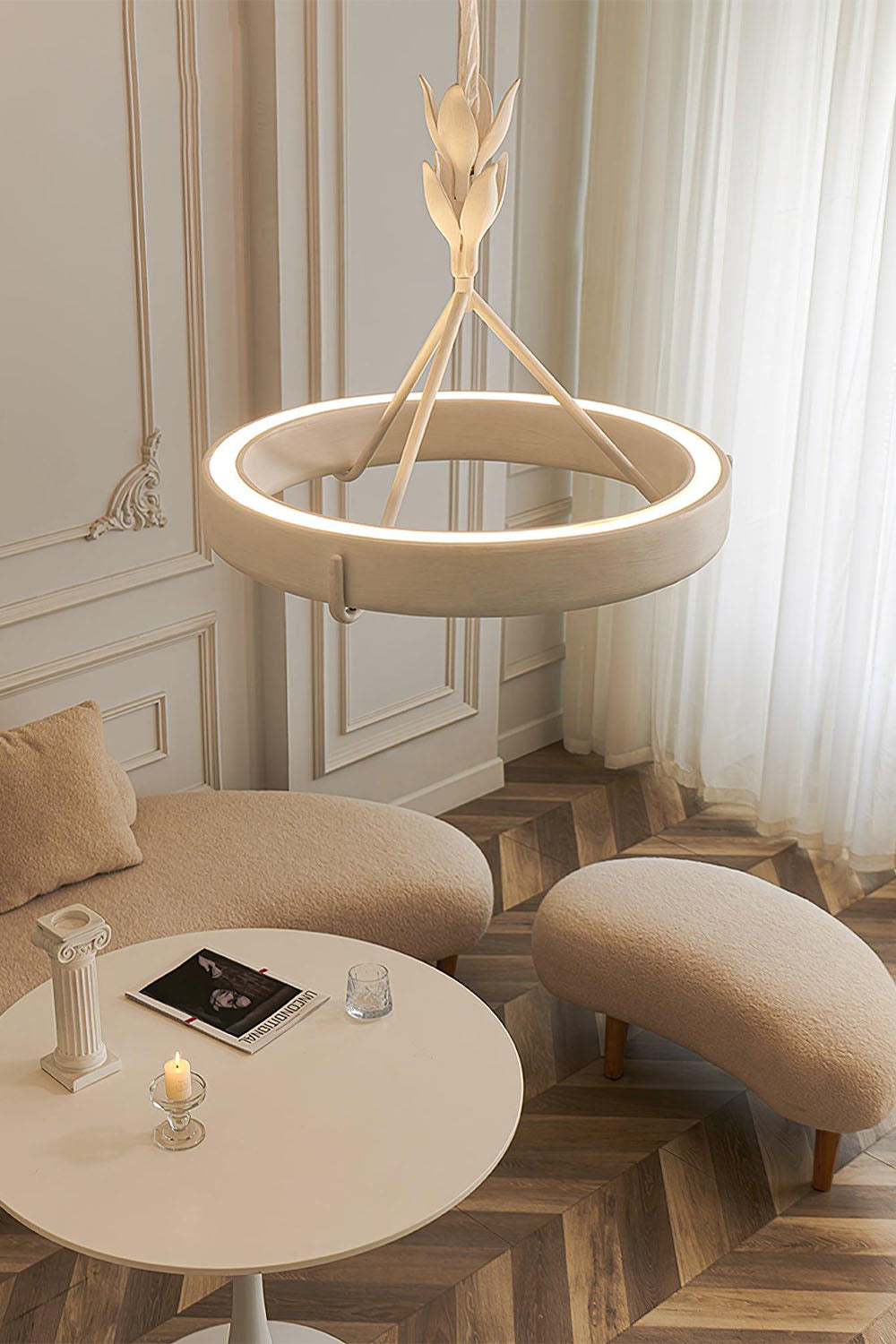 Tinsley Plaster Chandelier