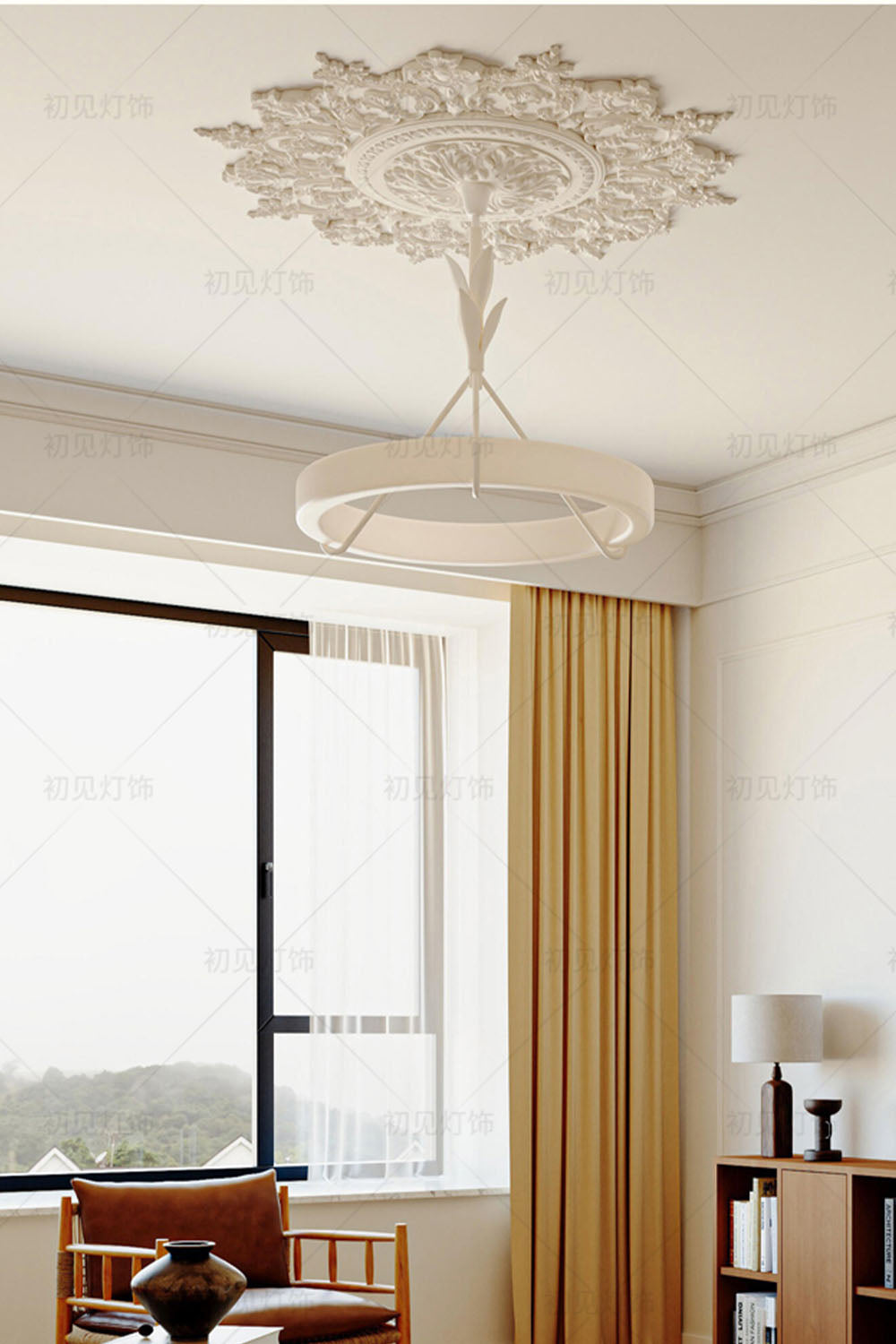 Tinsley Plaster Chandelier