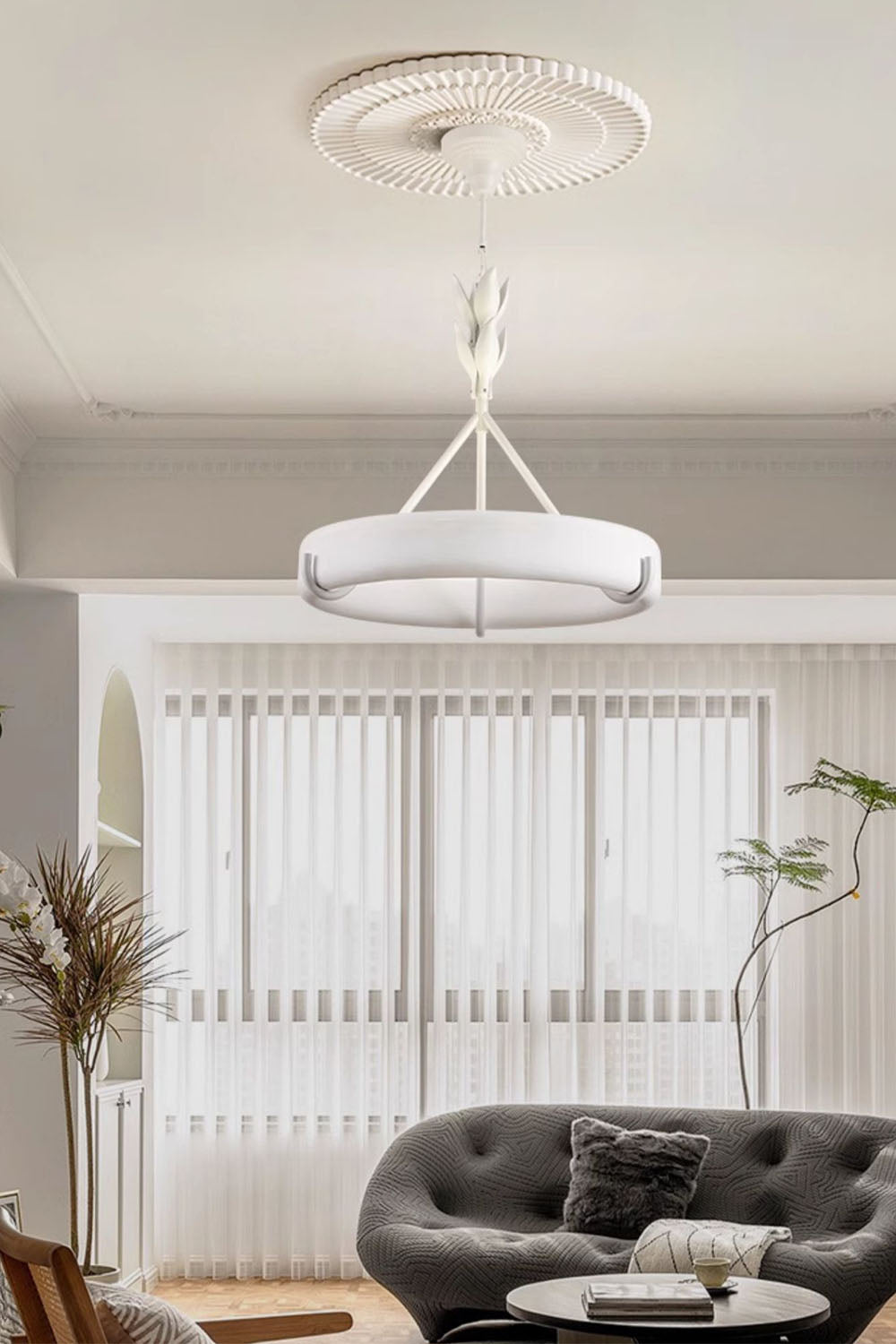 Tinsley Plaster Chandelier