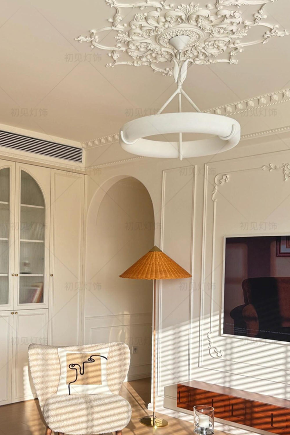 Tinsley Plaster Chandelier