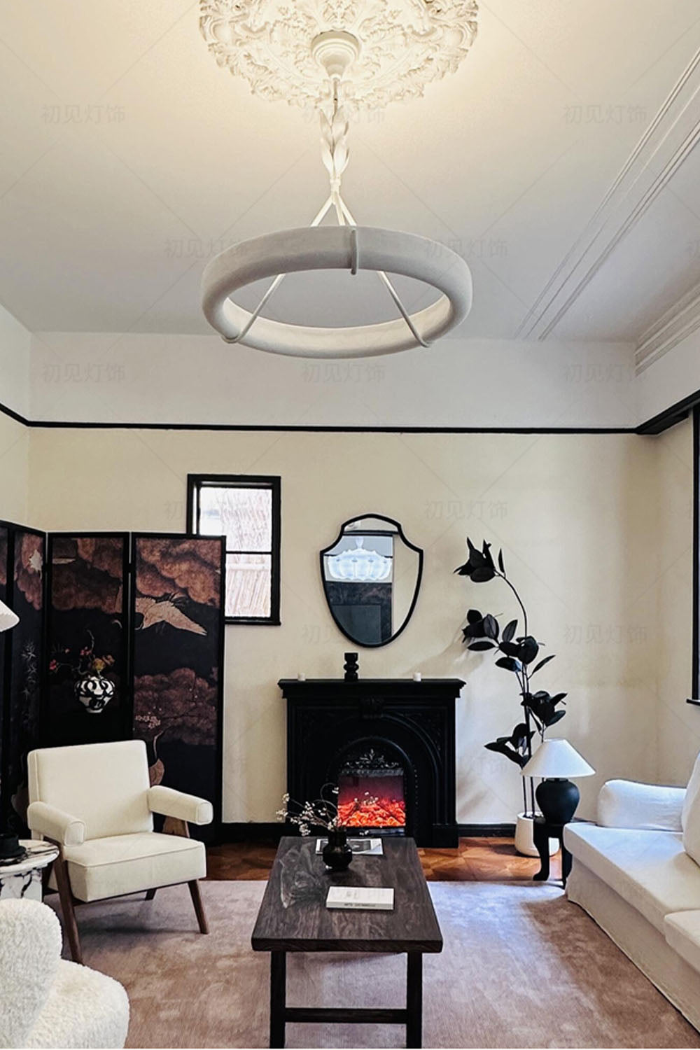 Tinsley Plaster Chandelier