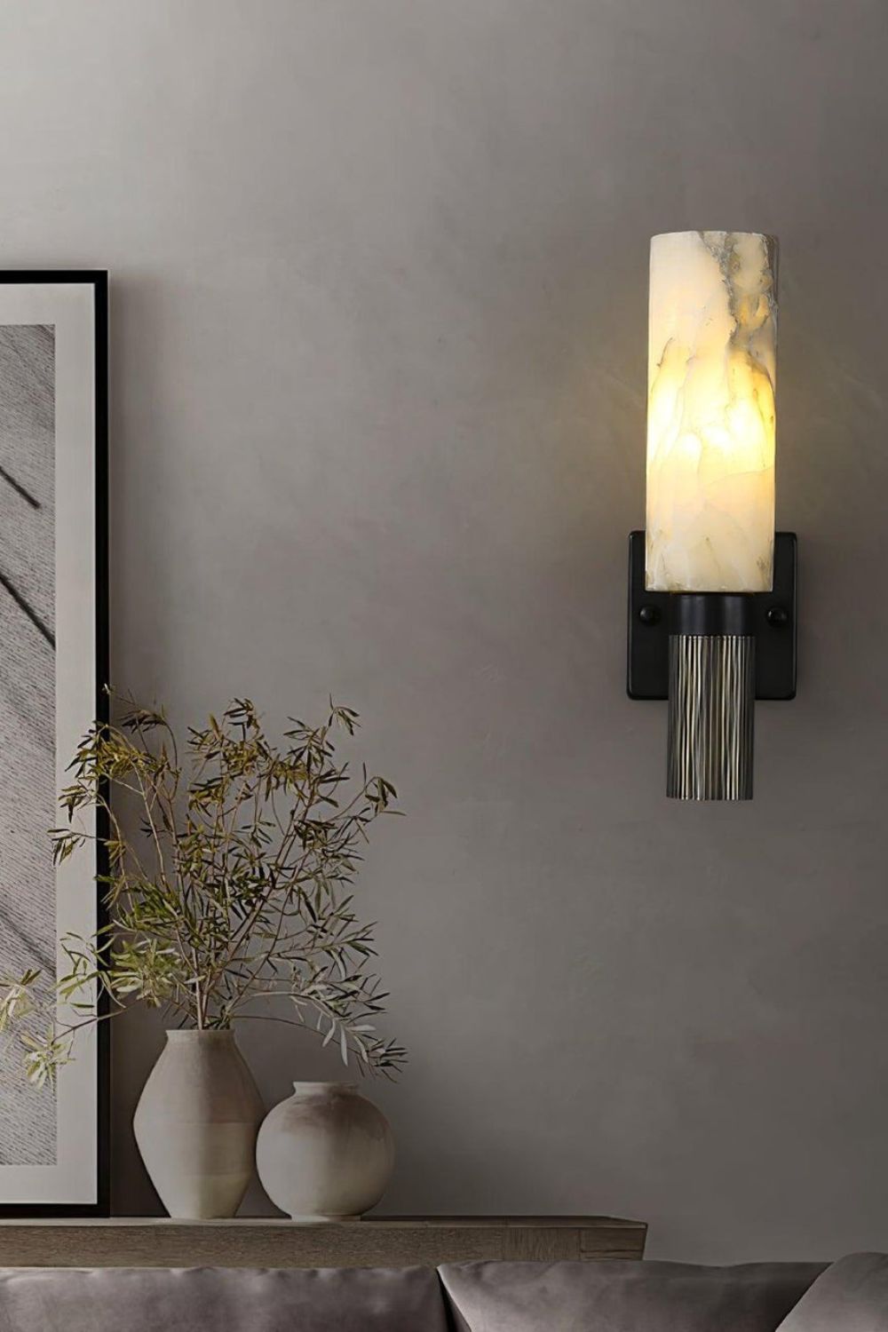 Torch Marble Sconce - SamuLighting