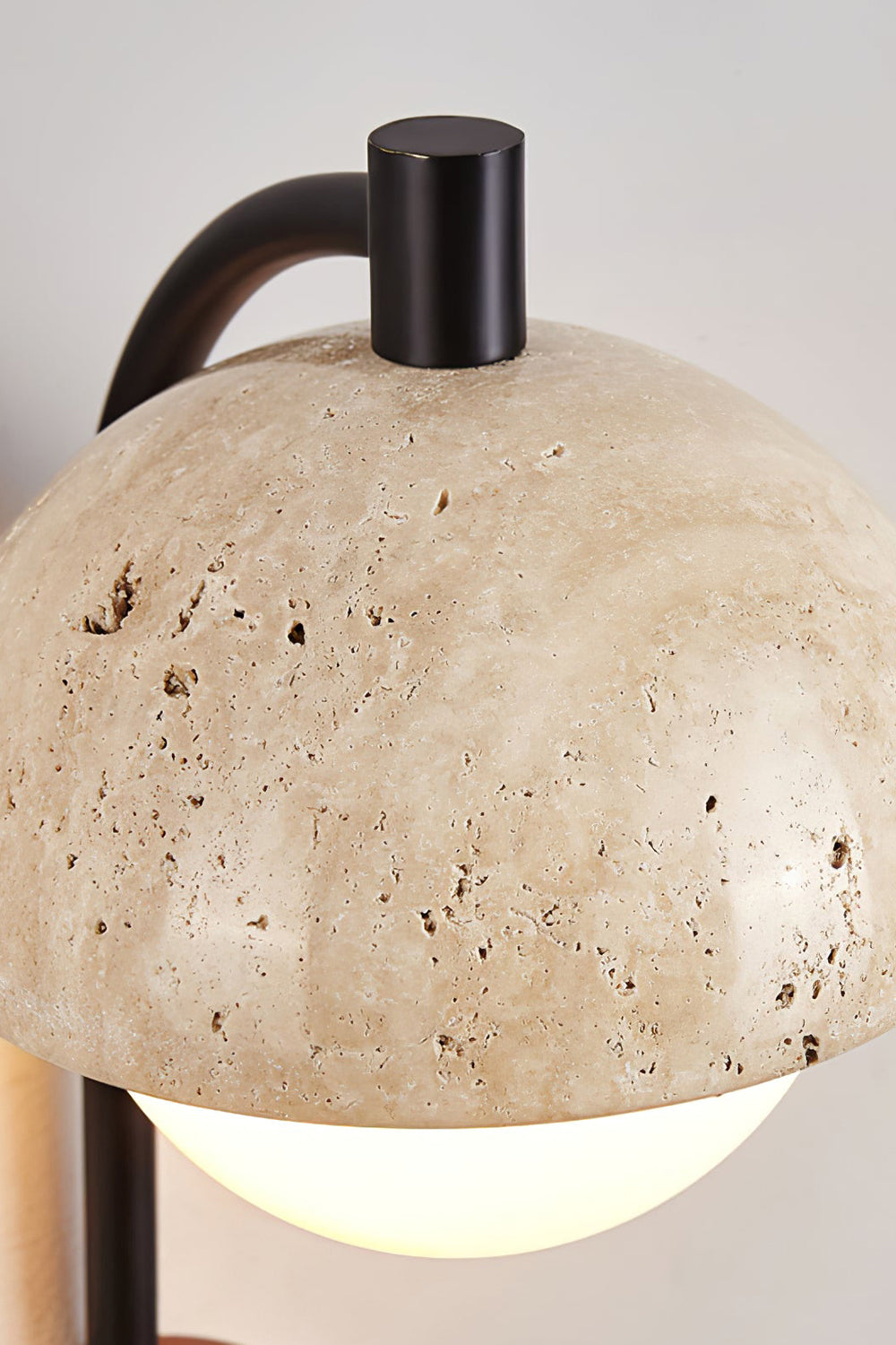 Travertine Arc Wall Light