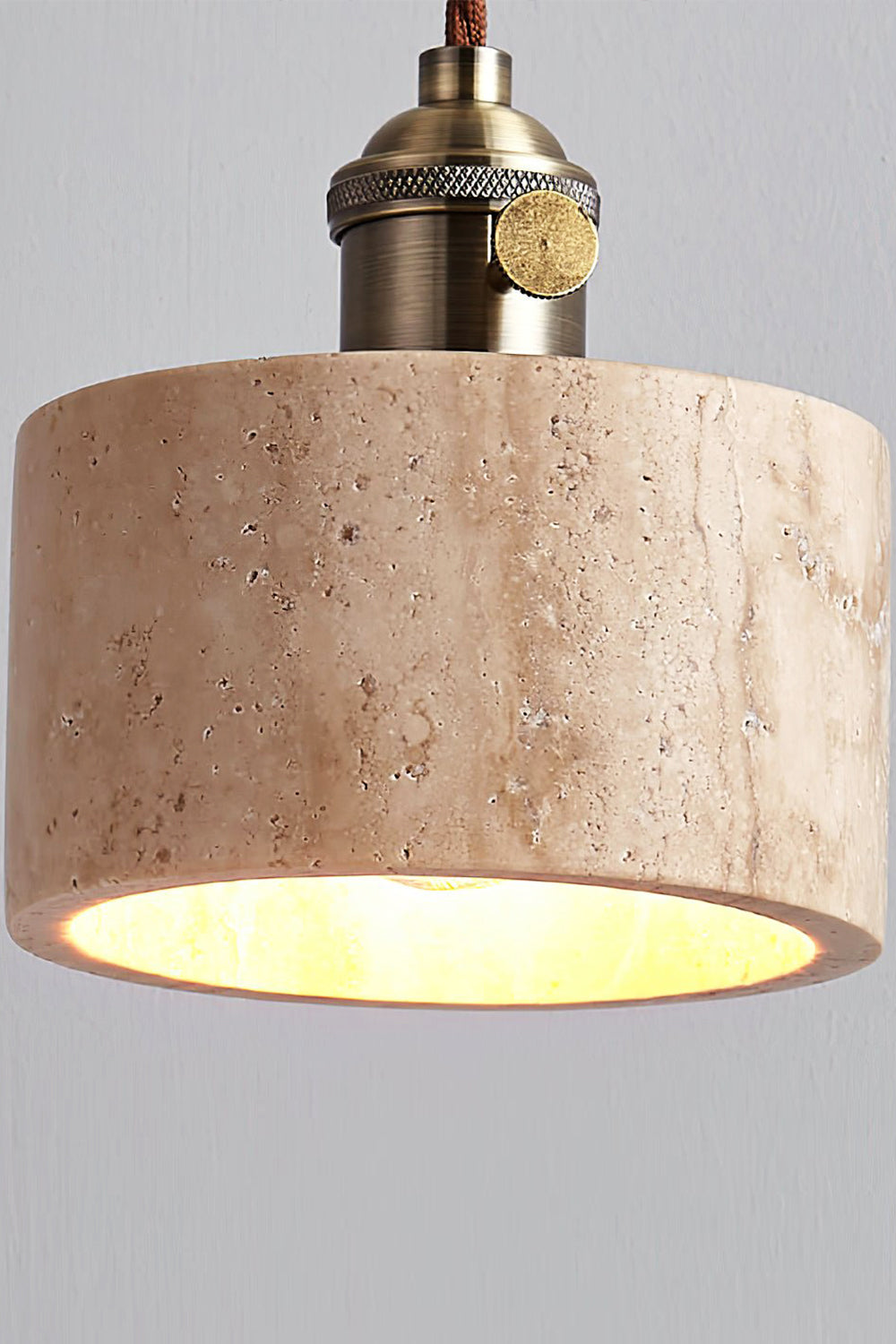 Travertine Aurora Pendant Light