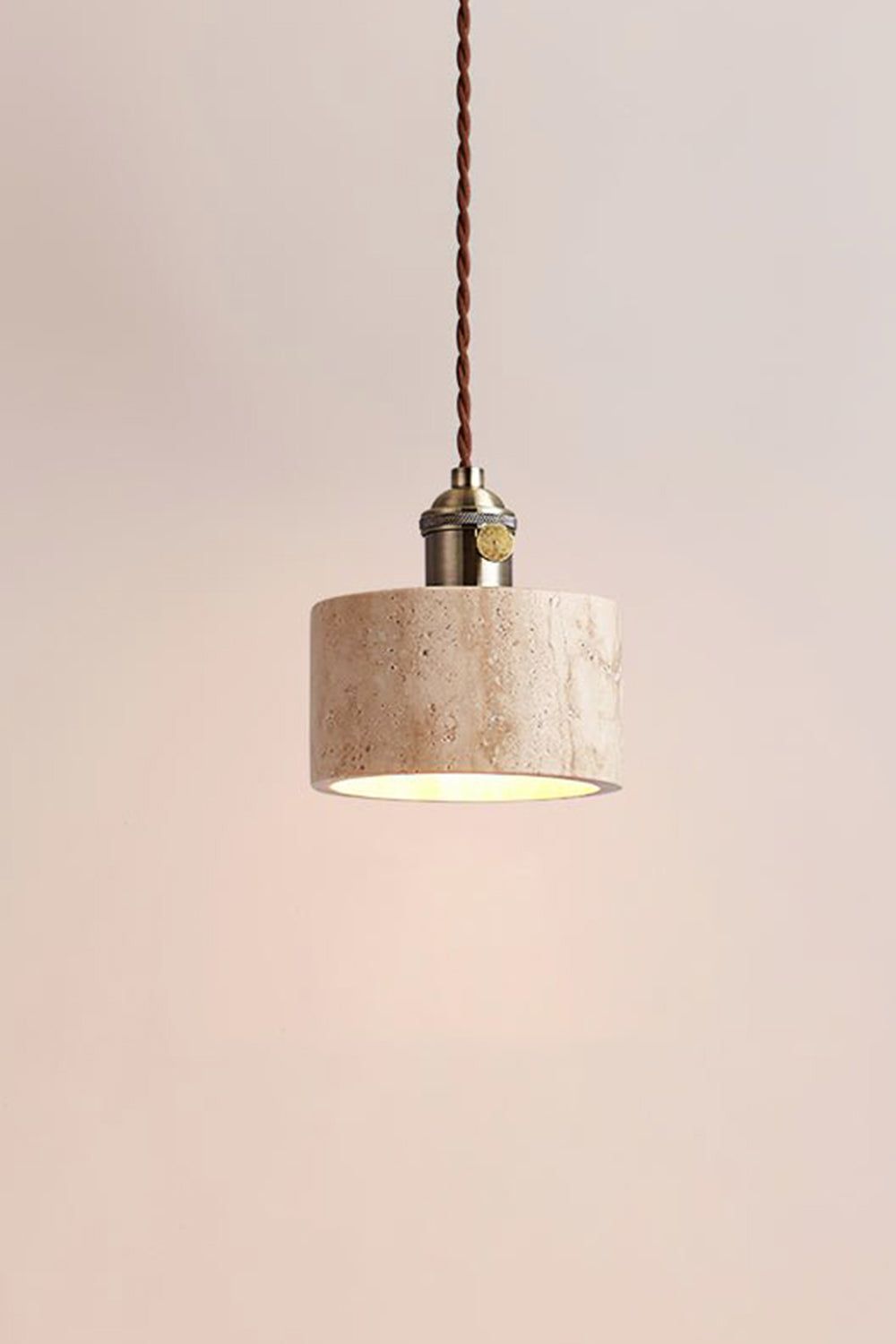 Travertine Aurora Pendant Light