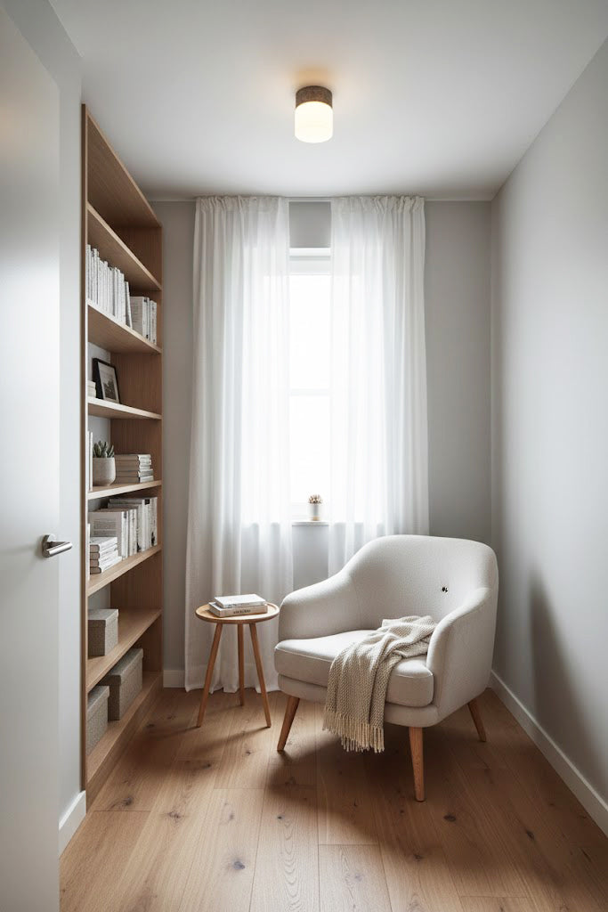 Travertine Cylinder Ceiling Lamp