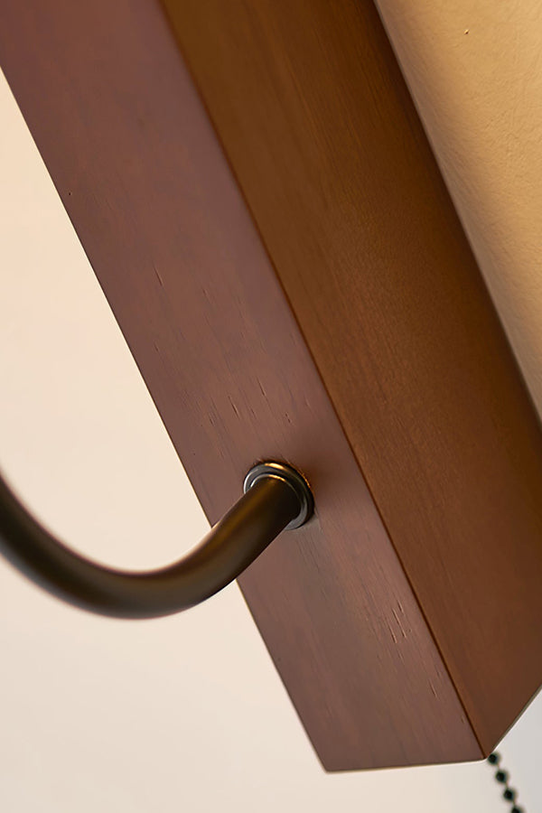 Travertine Disc Arm Wall Lamp