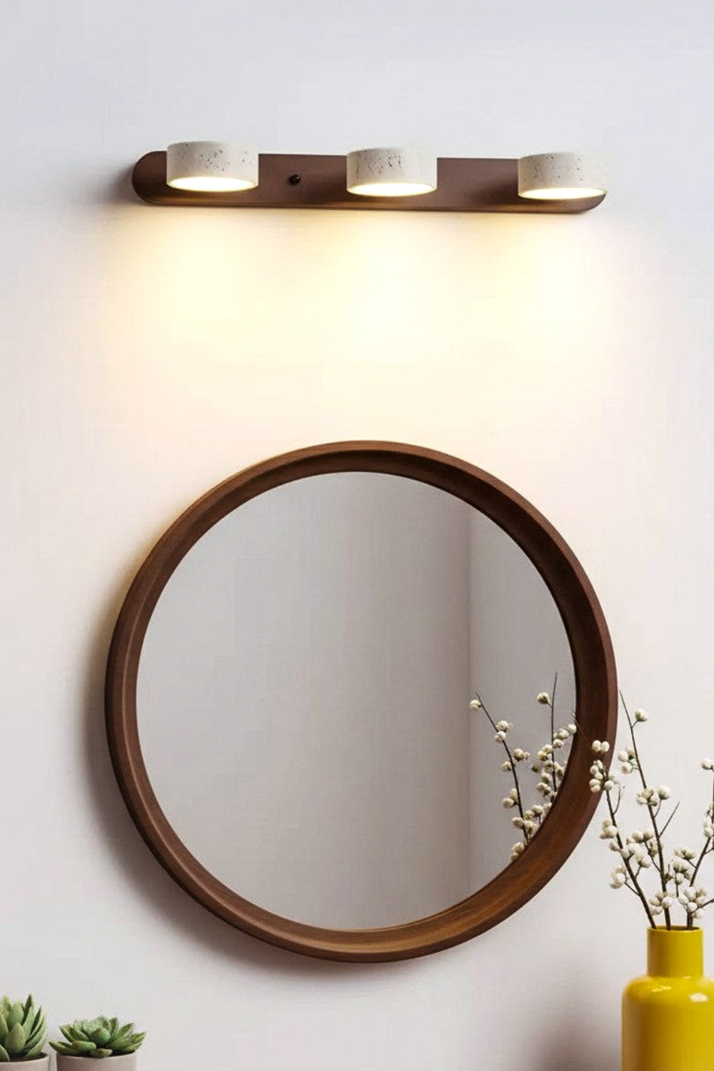 Travertine Duo Wall Light
