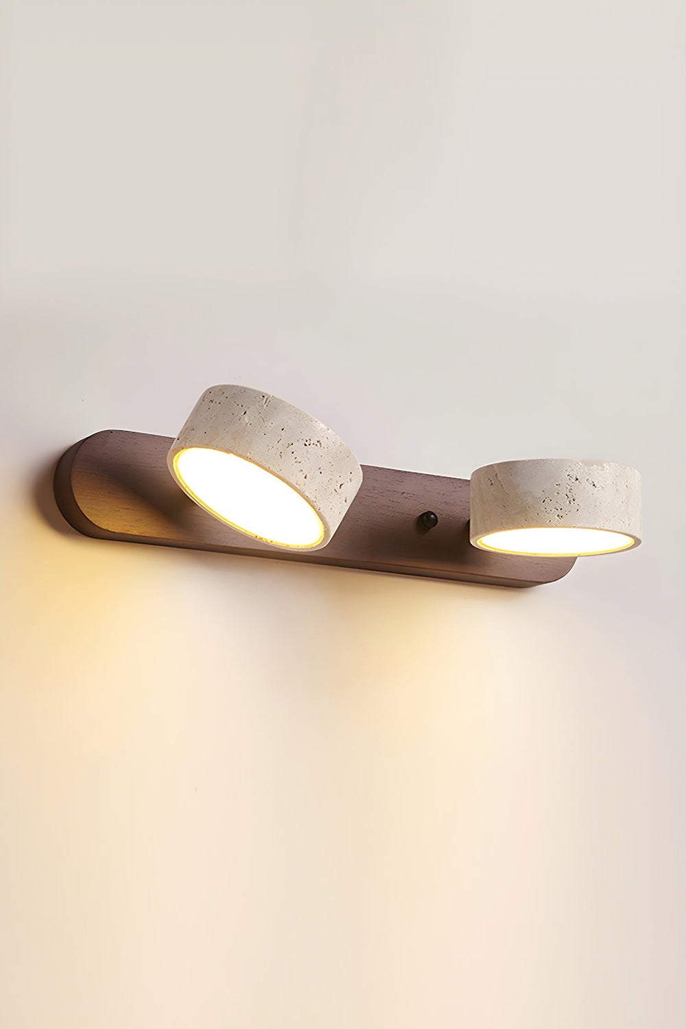 Travertine Duo Wall Light
