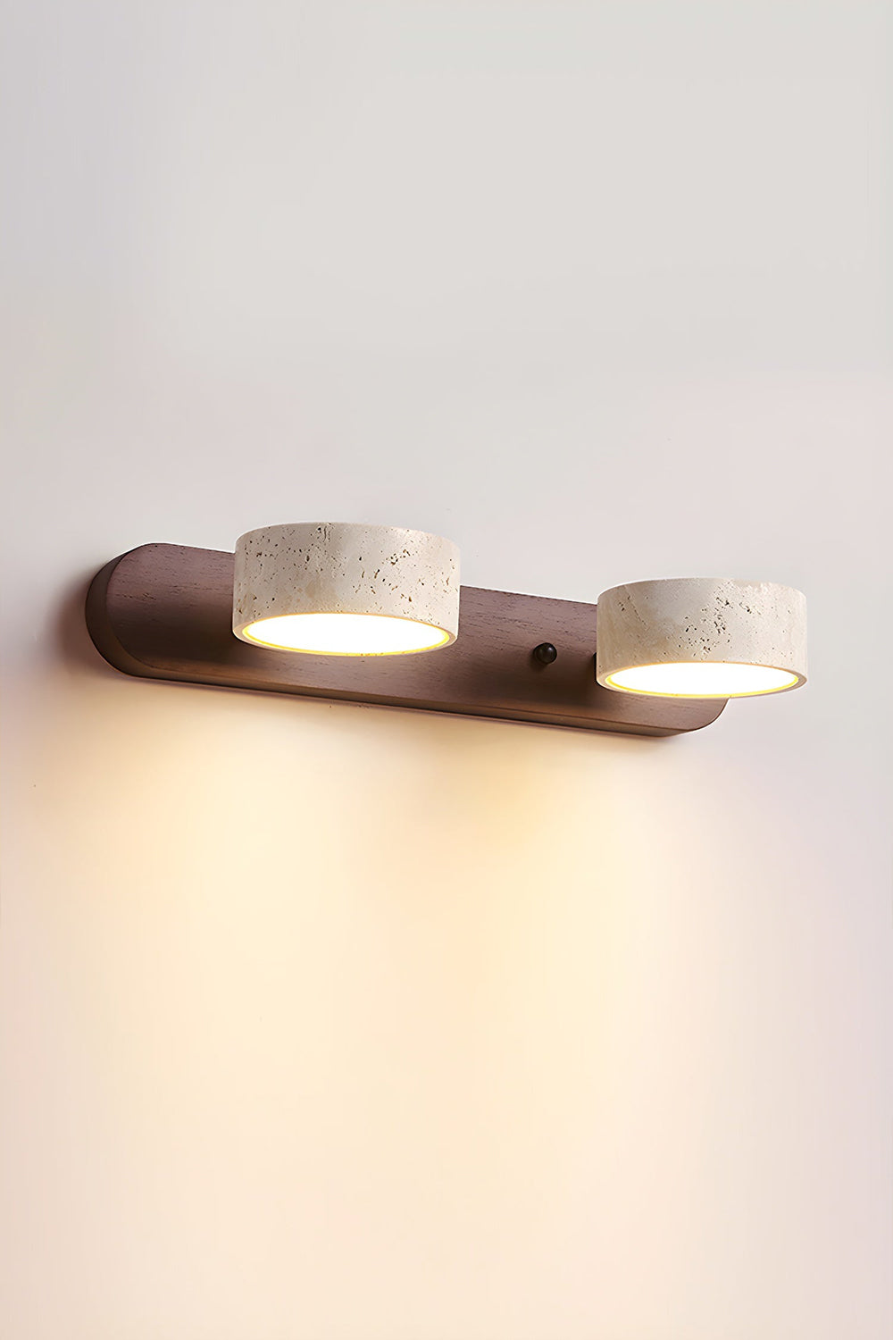 Travertine Duo Wall Light