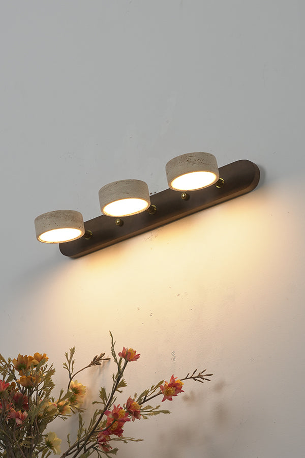 Travertine Duo Wall Light | Natural Modern Sconce – SamuLighting