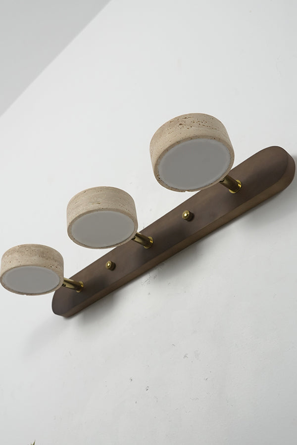 Travertine Duo Wall Light