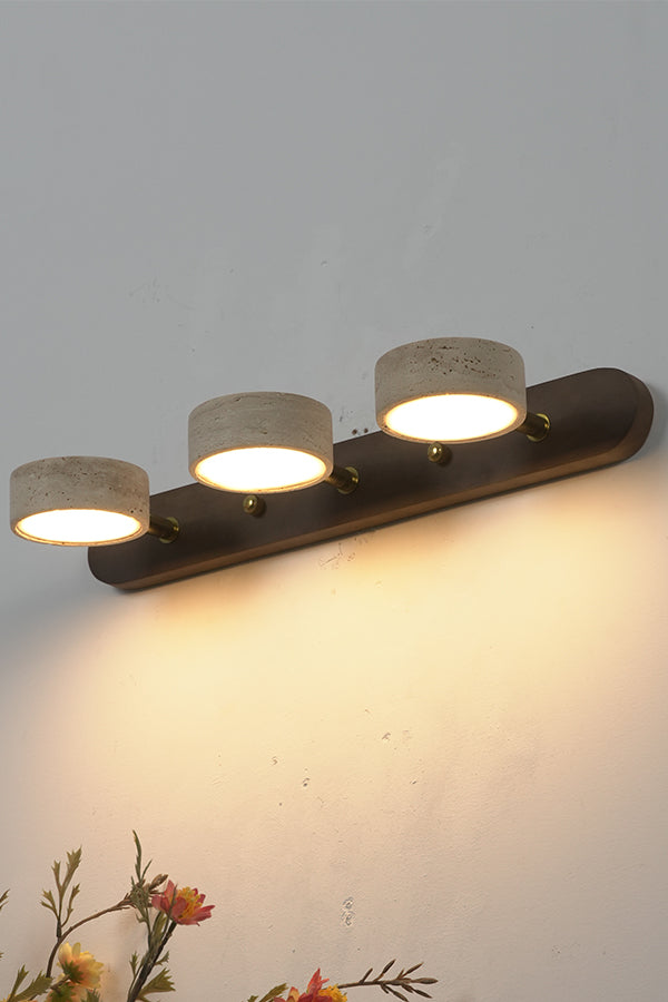 Travertine Duo Wall Light