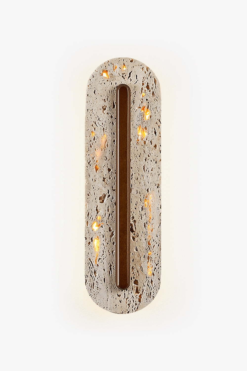 Travertine Slab Wall Sconce
