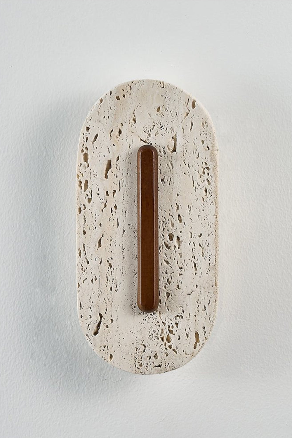 Travertine Slab Wall Sconce