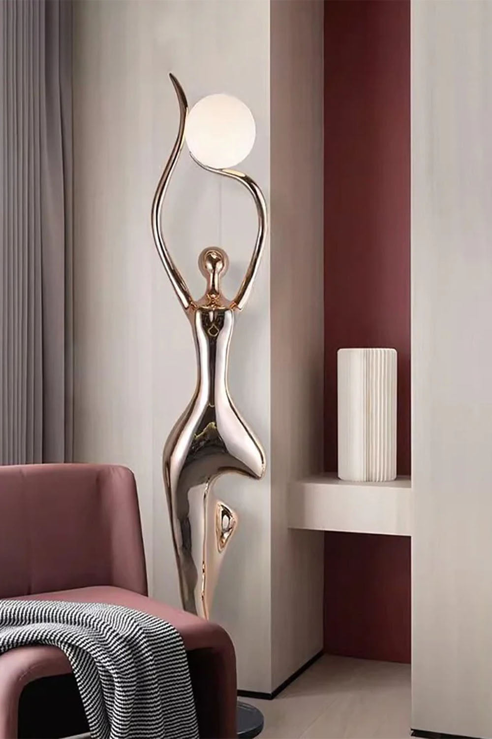 Tree Pose Yoga Floor Lamp