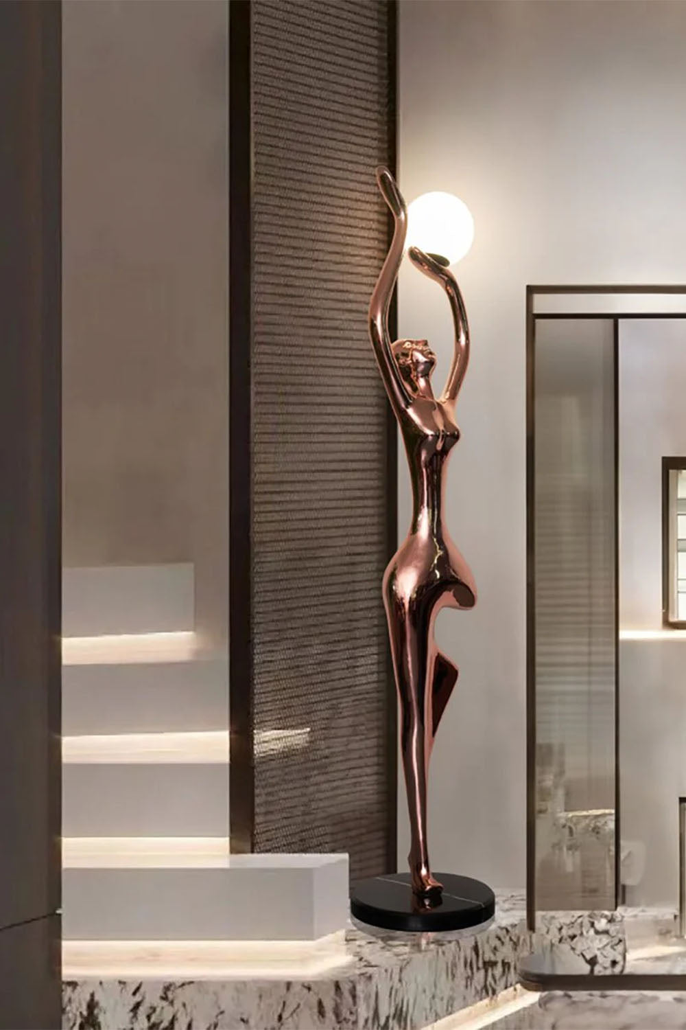 Tree Pose Yoga Floor Lamp