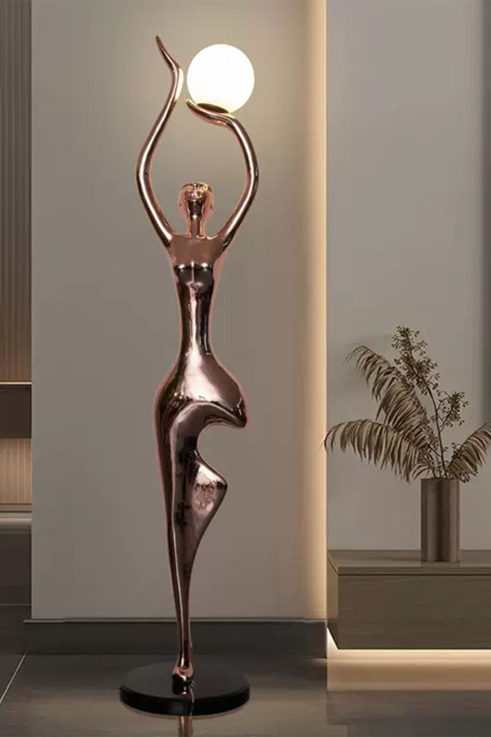 Tree Pose Yoga Floor Lamp