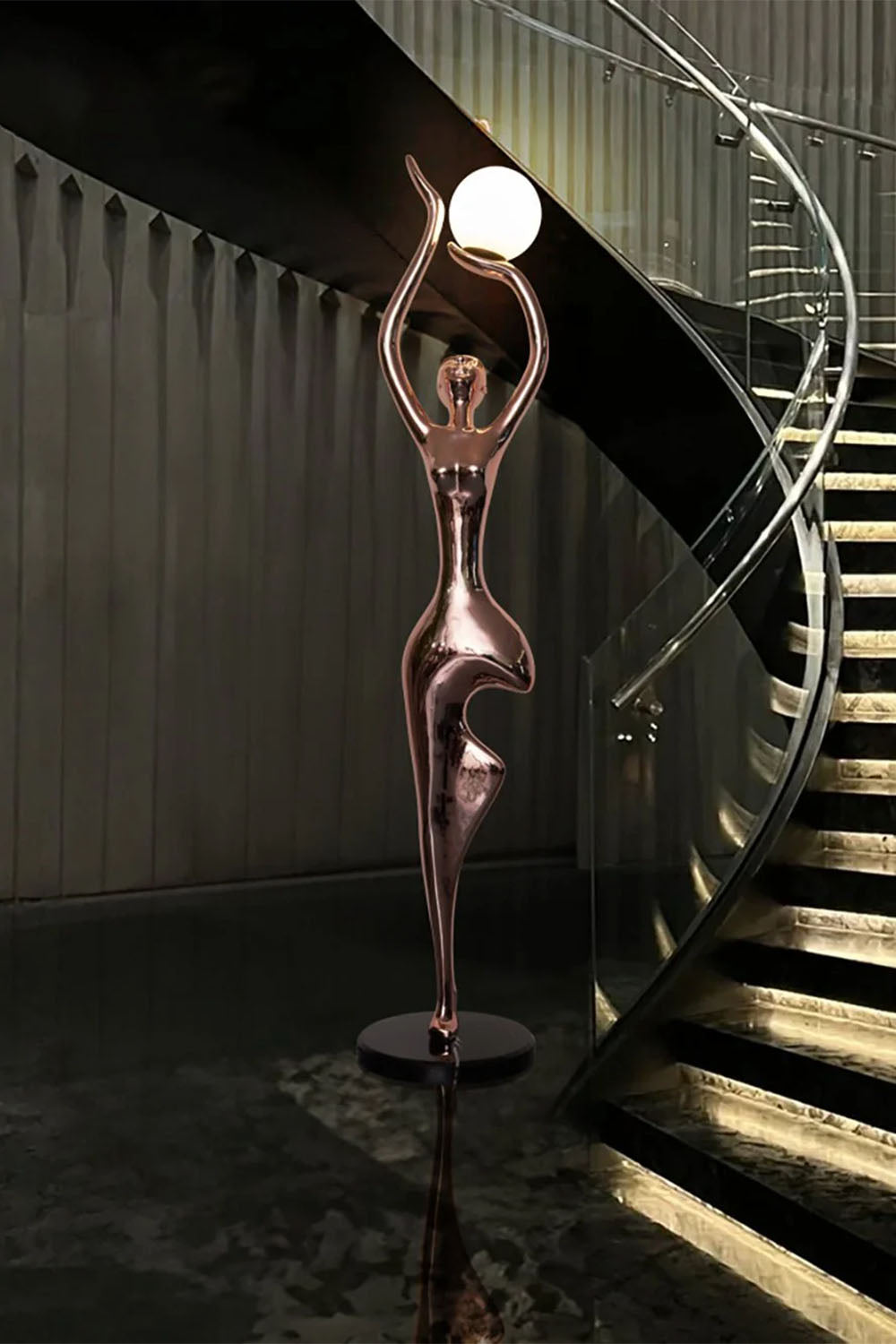 Tree Pose Yoga Floor Lamp