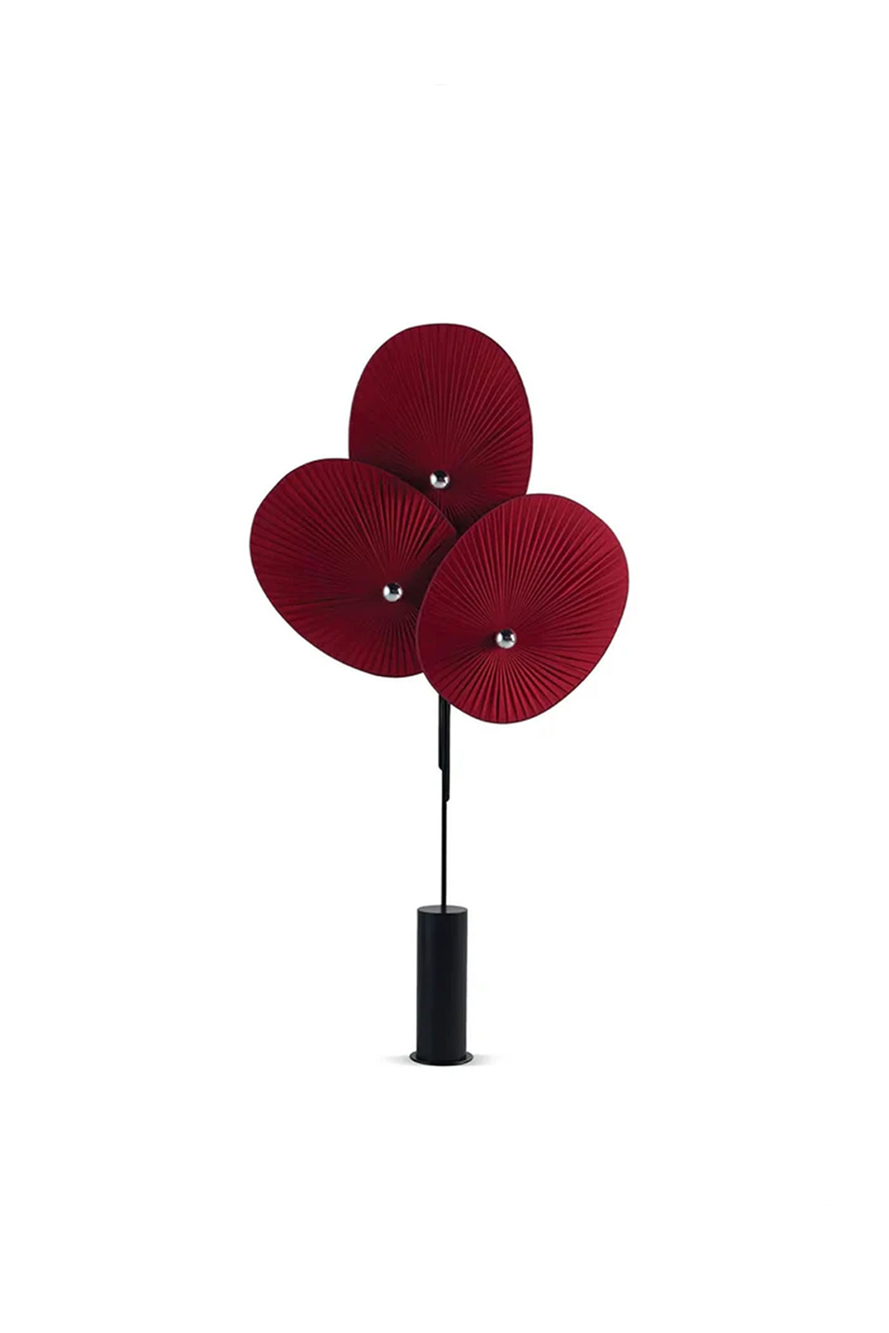 Triple Floral Floor Lamp