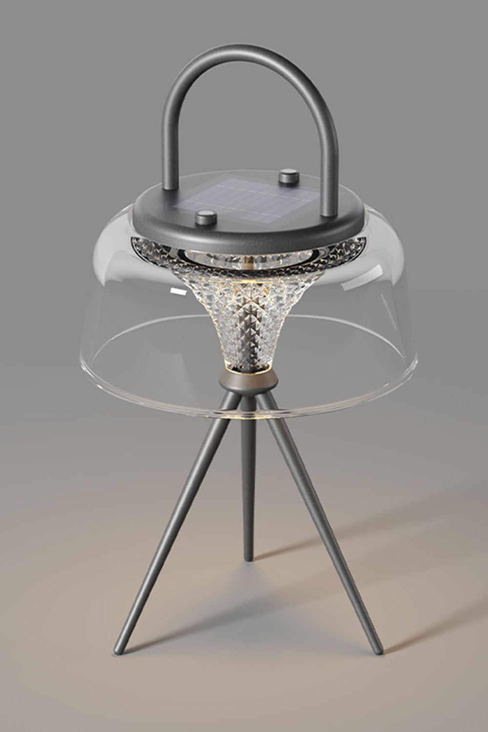 Tripod Lantern Rechargeable Outdoor Table Lamp