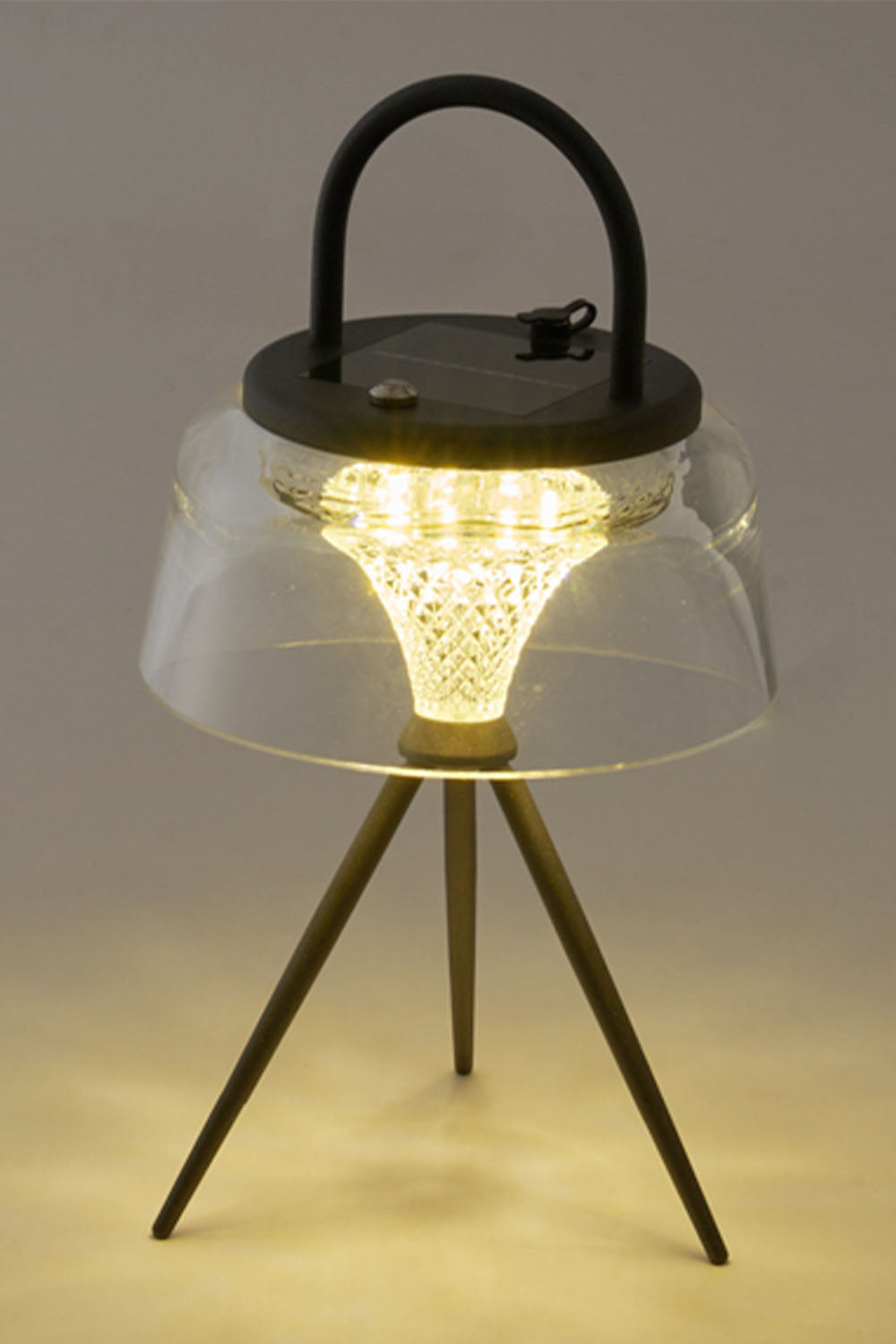 Tripod Lantern Rechargeable Outdoor Table Lamp