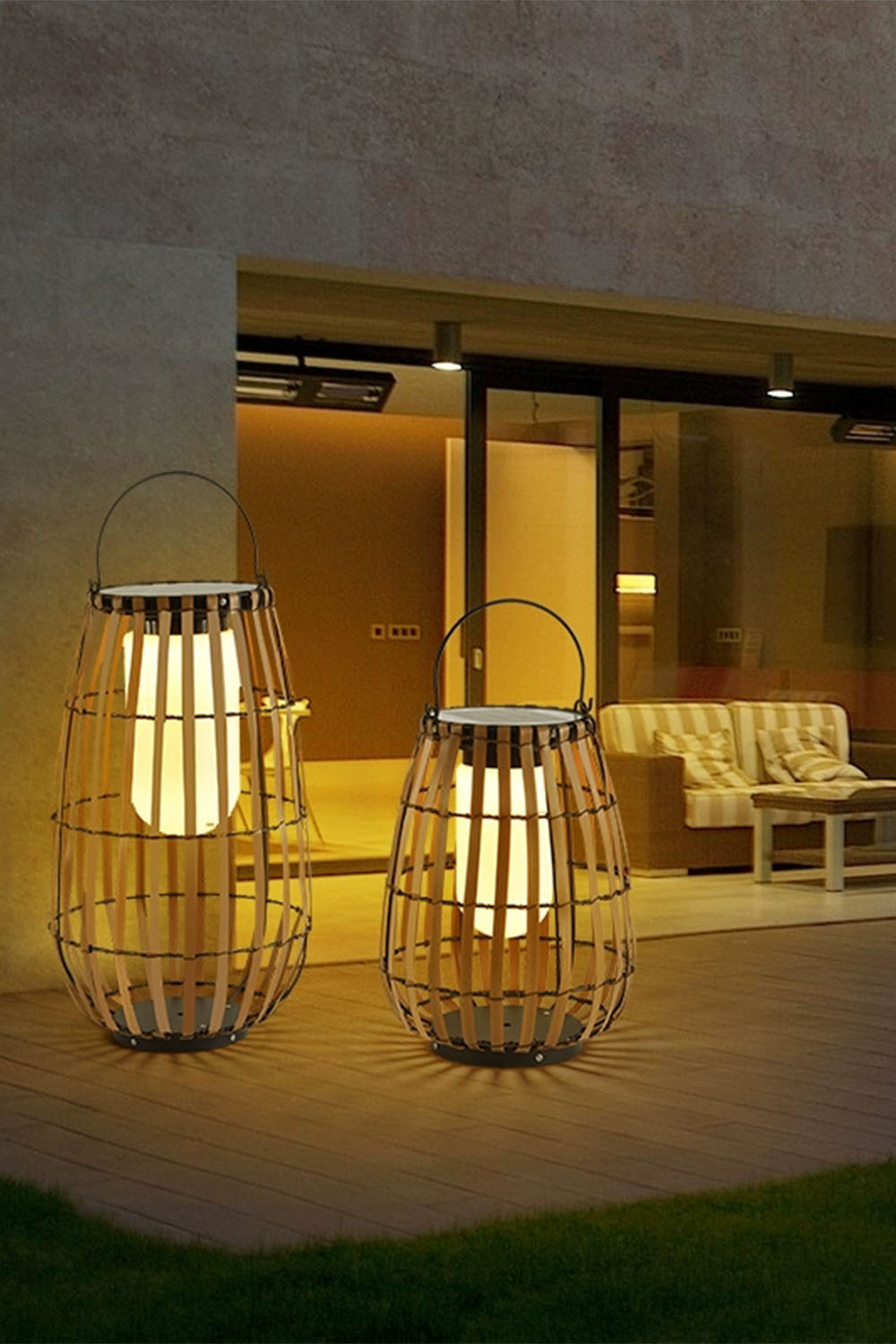 Tropic Braid Lantern Outdoor Lamp