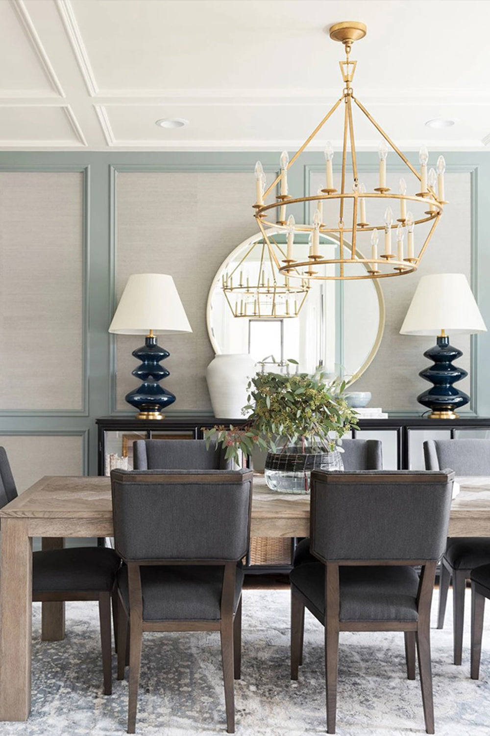 Two-Tiered Ring Chandelier