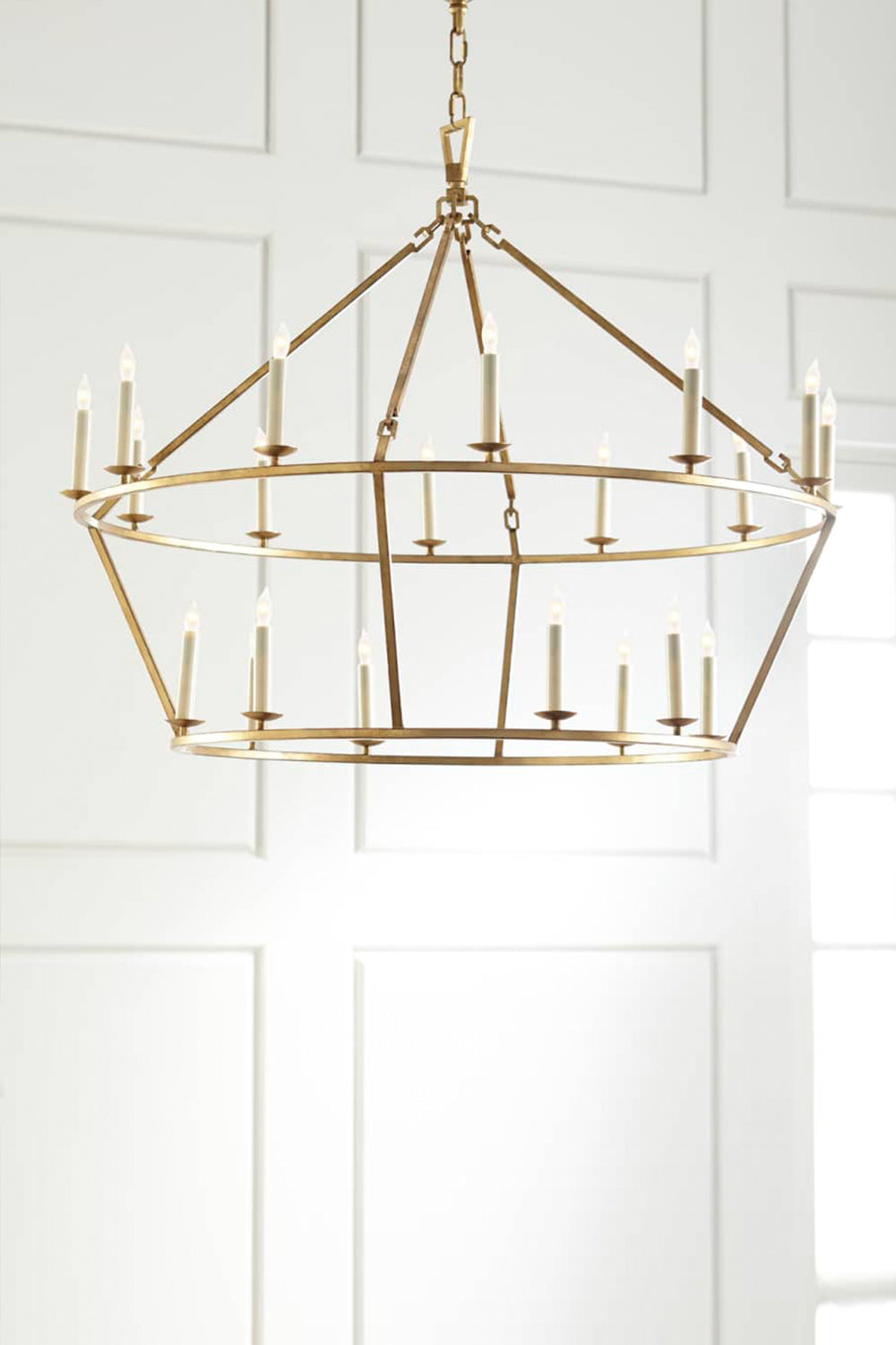 Two-Tiered Ring Chandelier