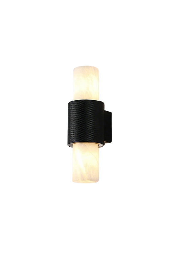 Vertical Alabaster Wall Sconce