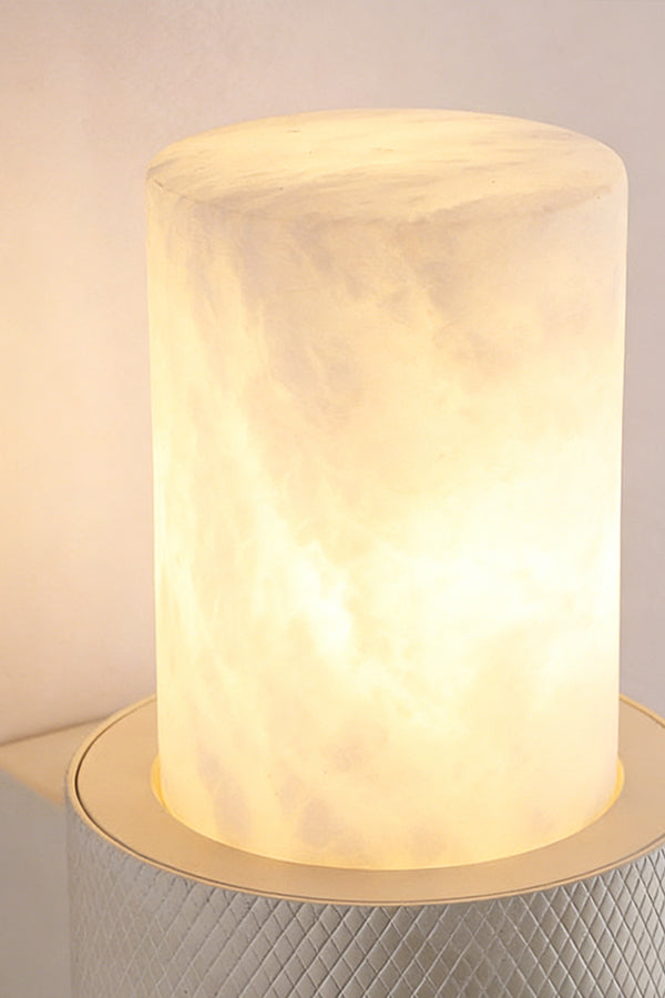 Vertical Alabaster Wall Sconce