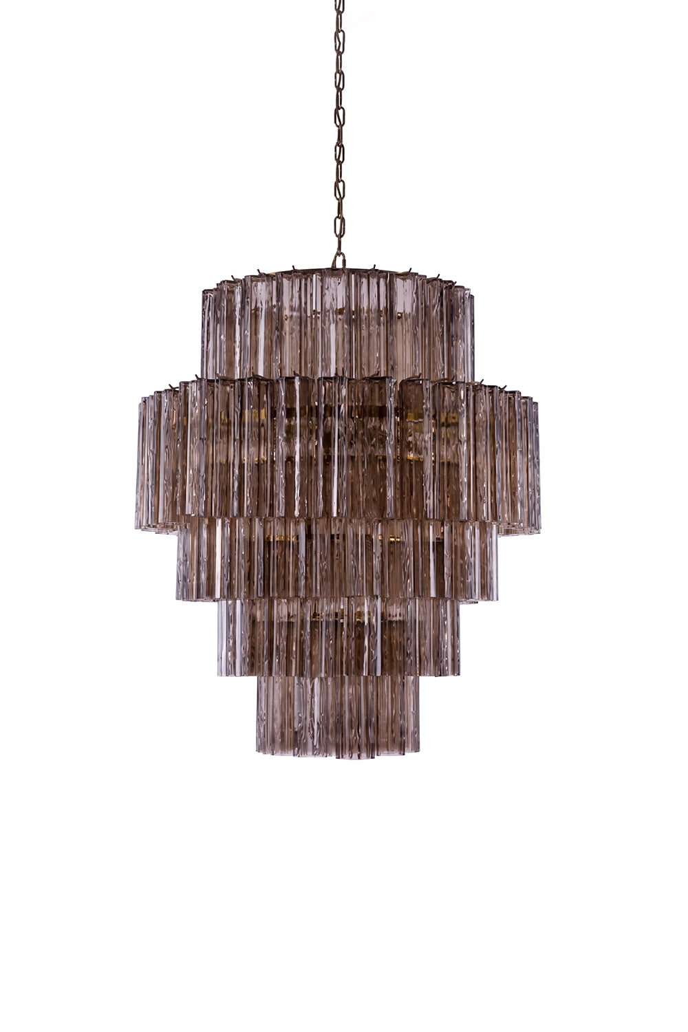 Vespera Glass Tiered Chandelier  Samu  Lamp