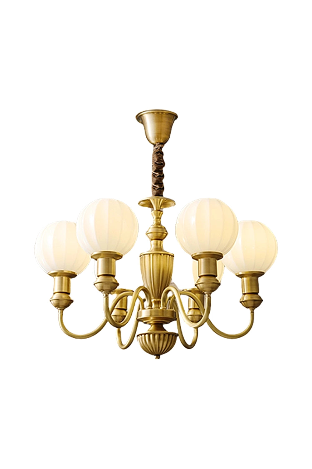 Vintage Brass Chandelier