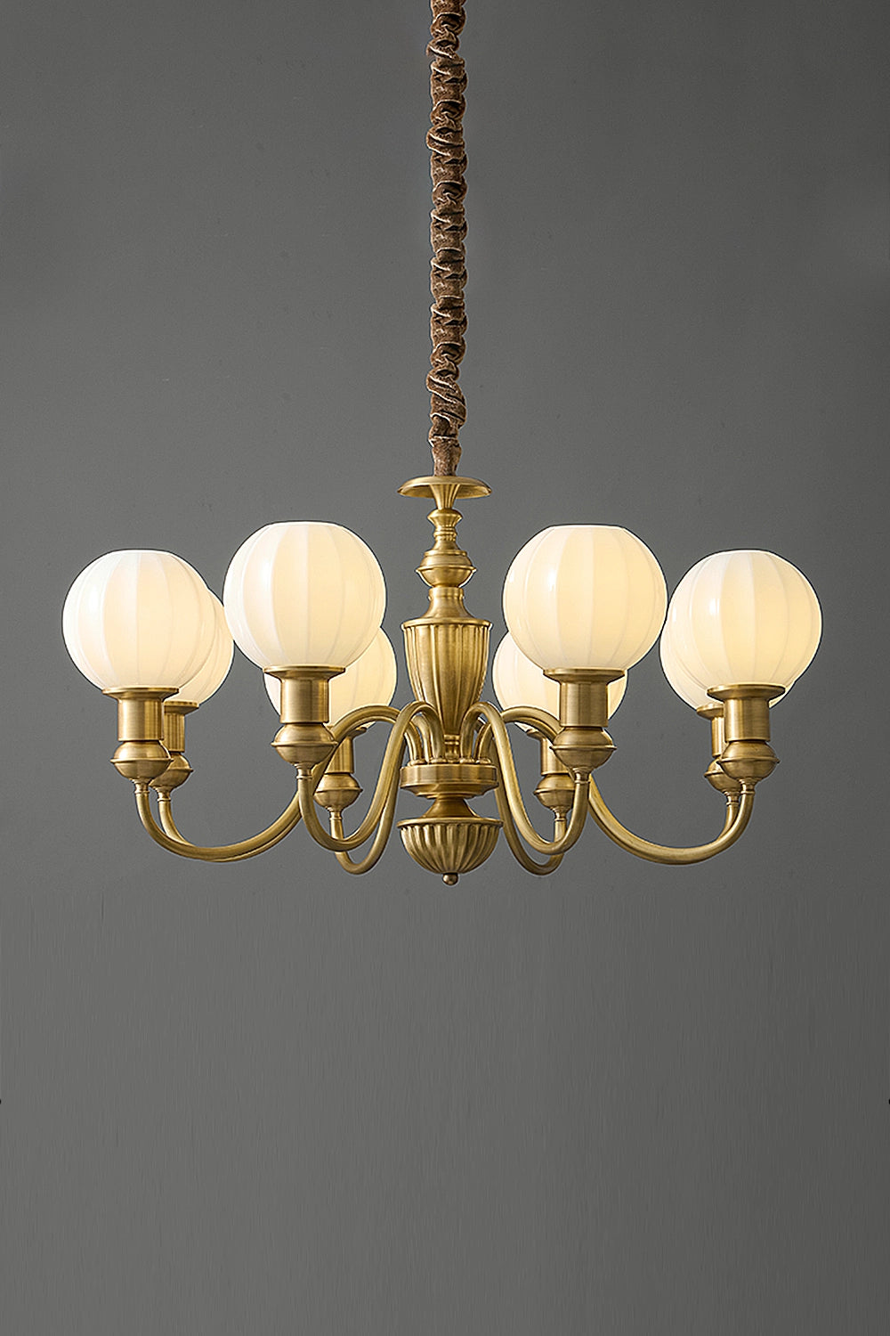Vintage Brass Chandelier