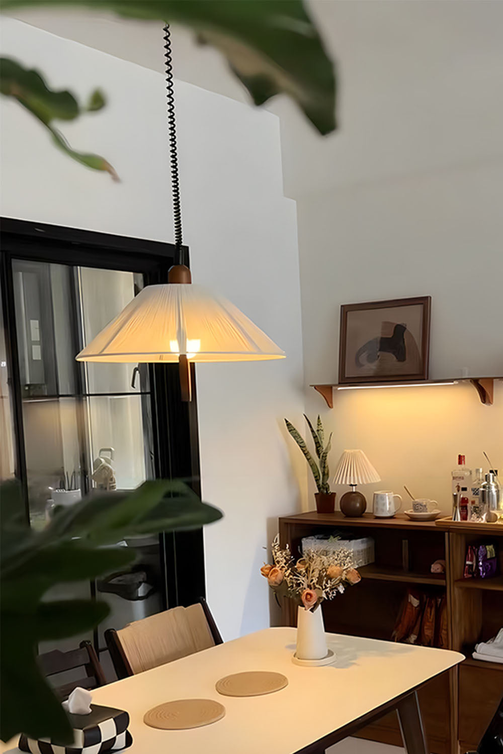 Vintage Cotton Pendant Lamp
