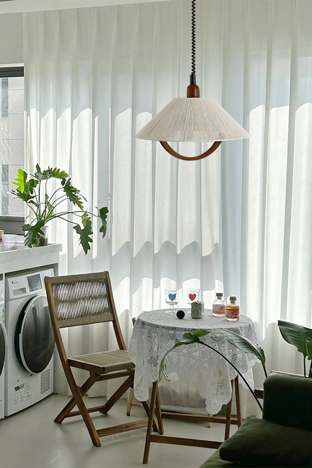 Vintage Cotton Pendant Lamp