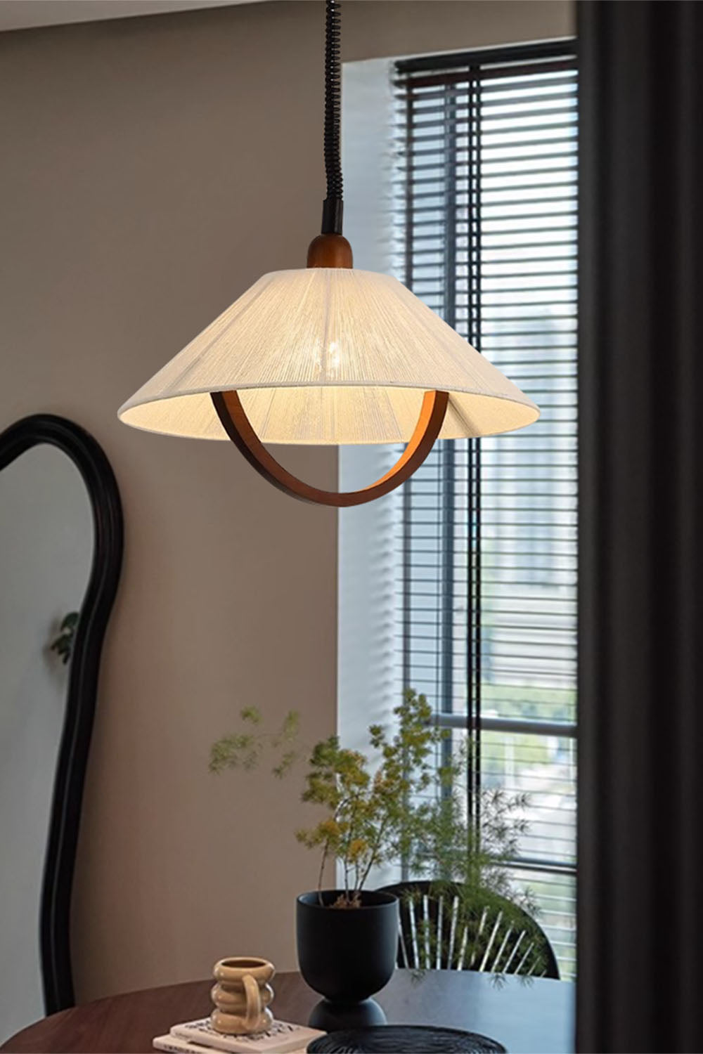 Vintage Cotton Pendant Lamp
