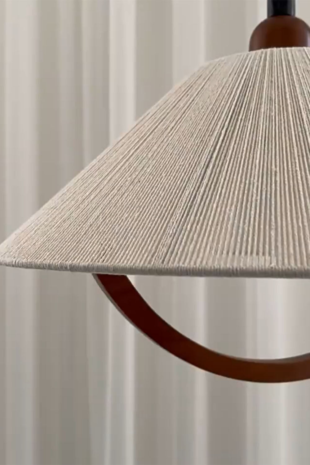 Vintage Cotton Pendant Lamp